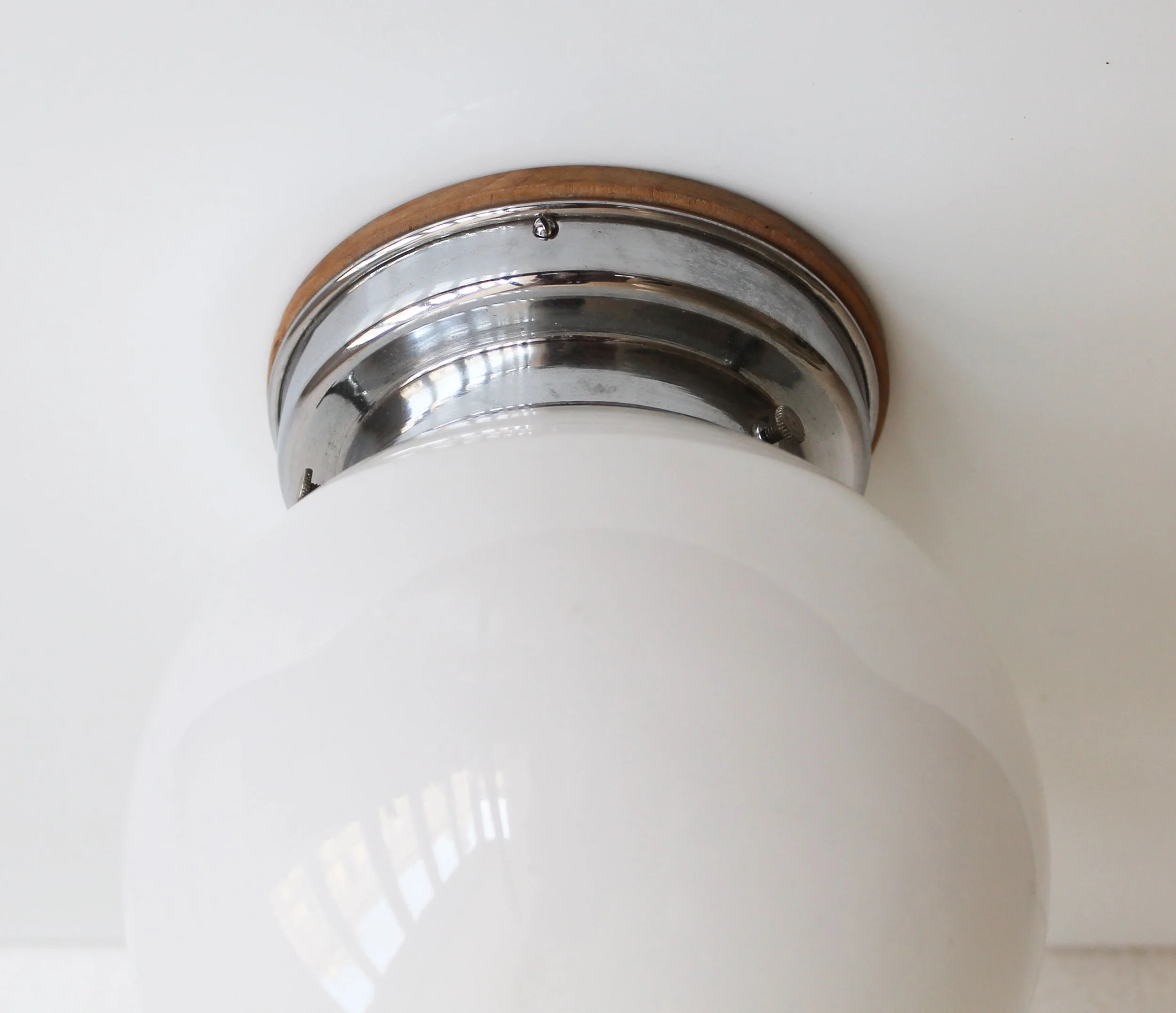 Original interwar ceiling light milk glass sphere lamp.jpg