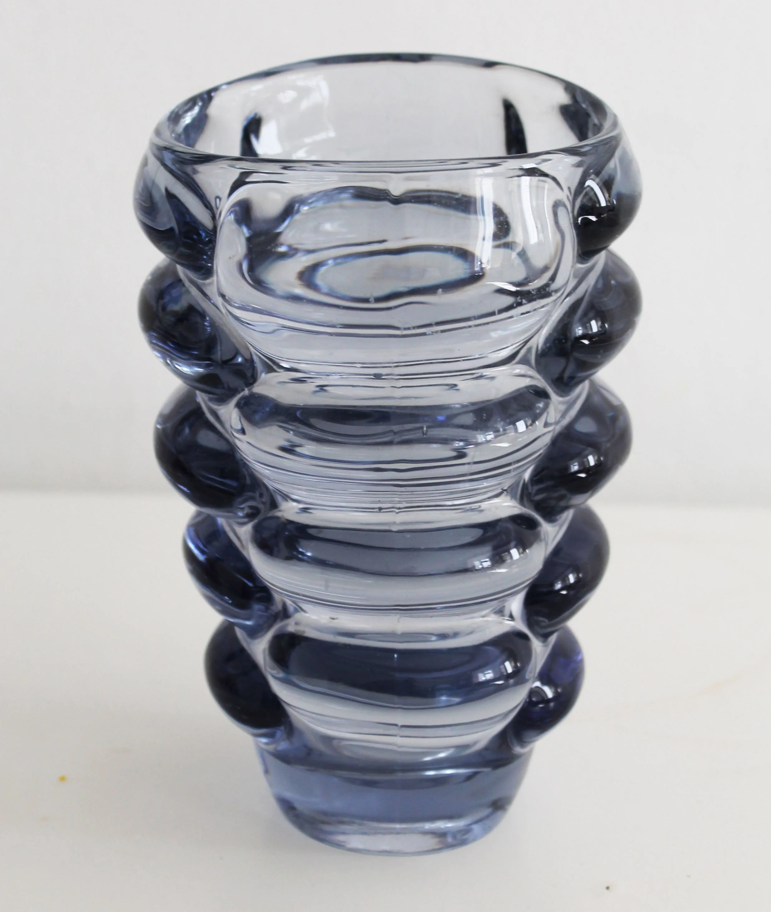 1960’s Bohemian Glass Vase by Vladislav Urban for Hermanova Hut Glasswork