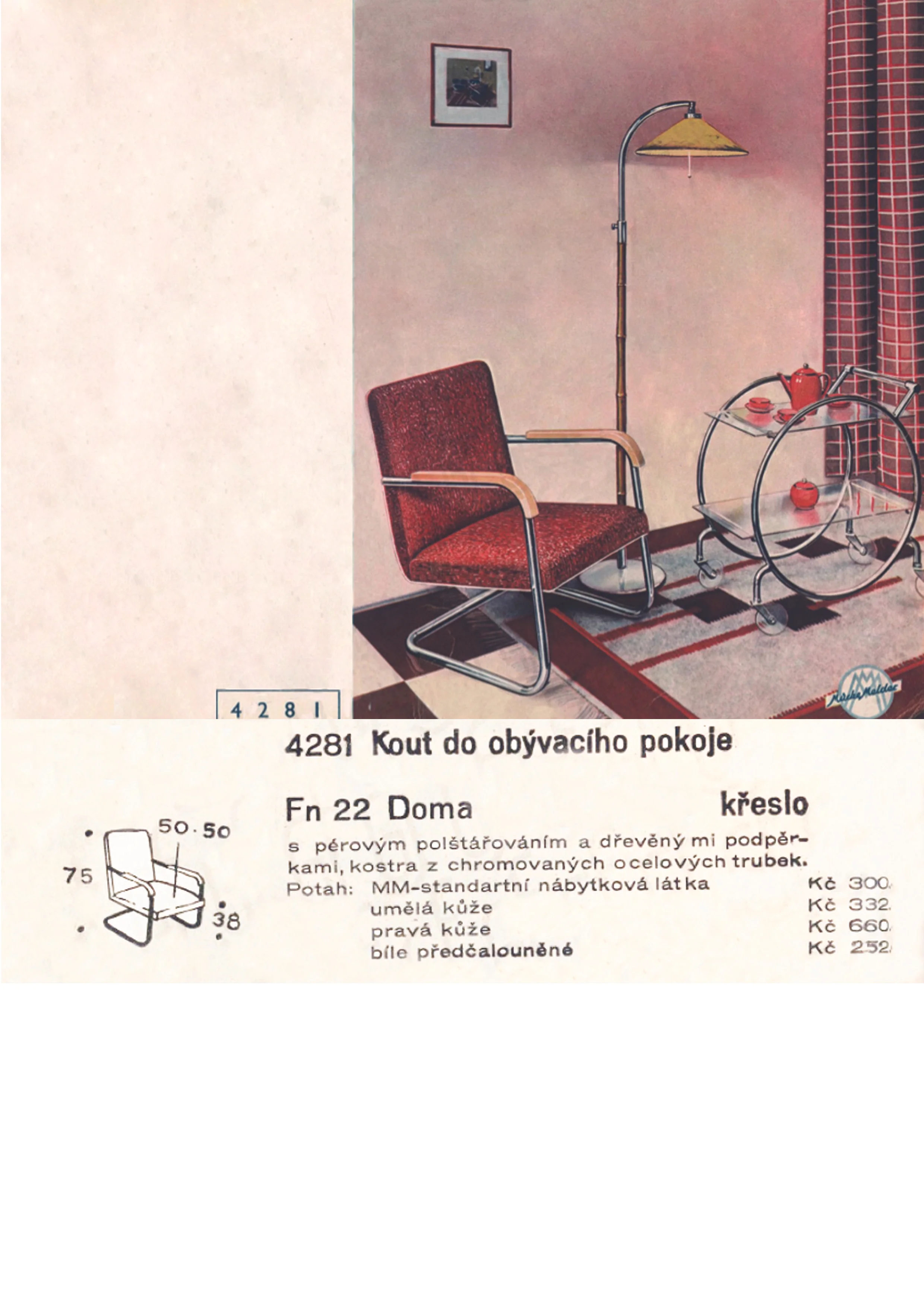 Modernist Tubular Furniture - The FN 22 Armchair by Anton Lorenz for Mucke-Melder (Copy)