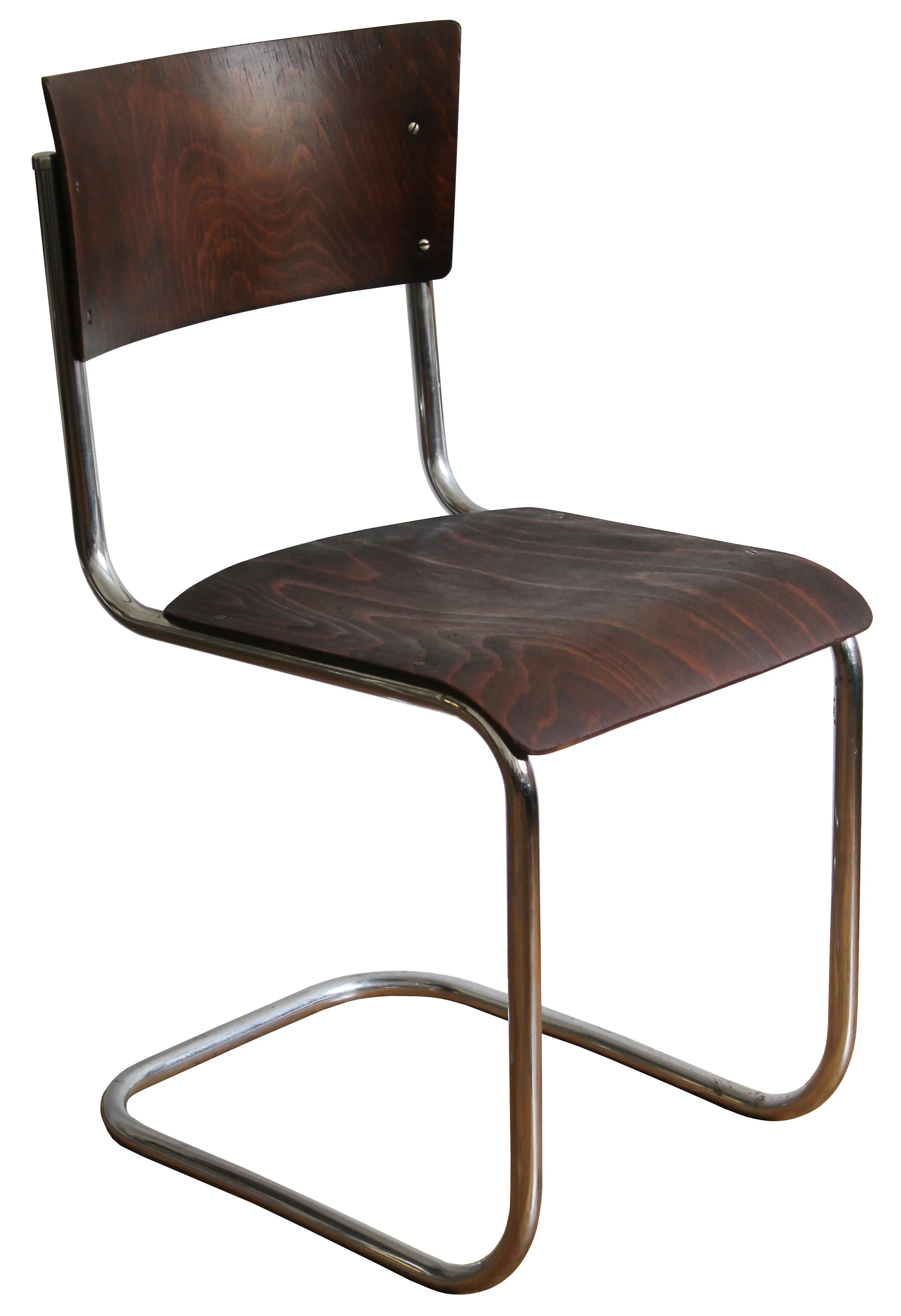 Modernist Tubular Chairs - Set of four S10 chairs by the Slezak Company (Copy)