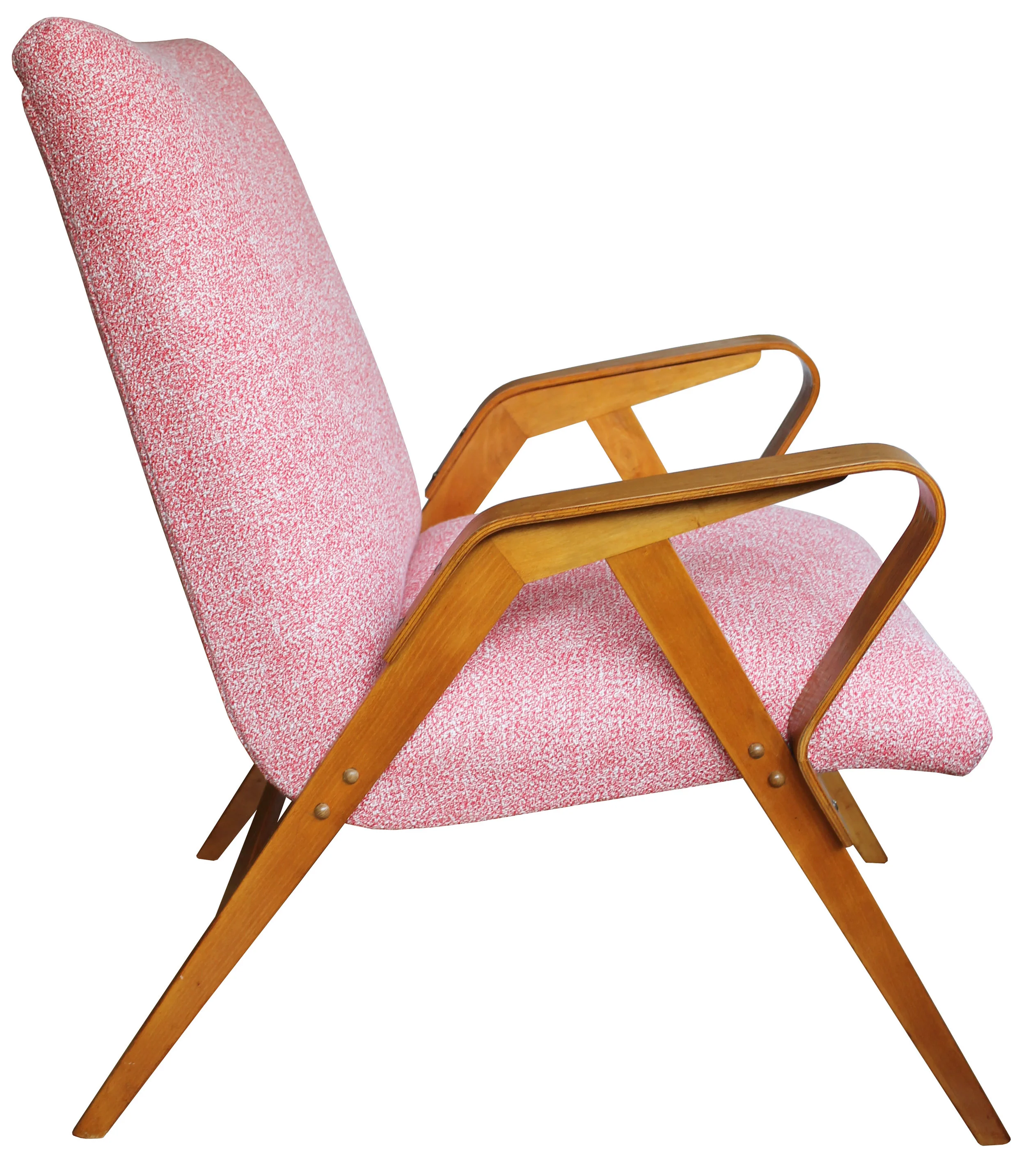 Pair of Mid Century Tatra Armchairs; Model No. 24-23 by Frantisek Jirak