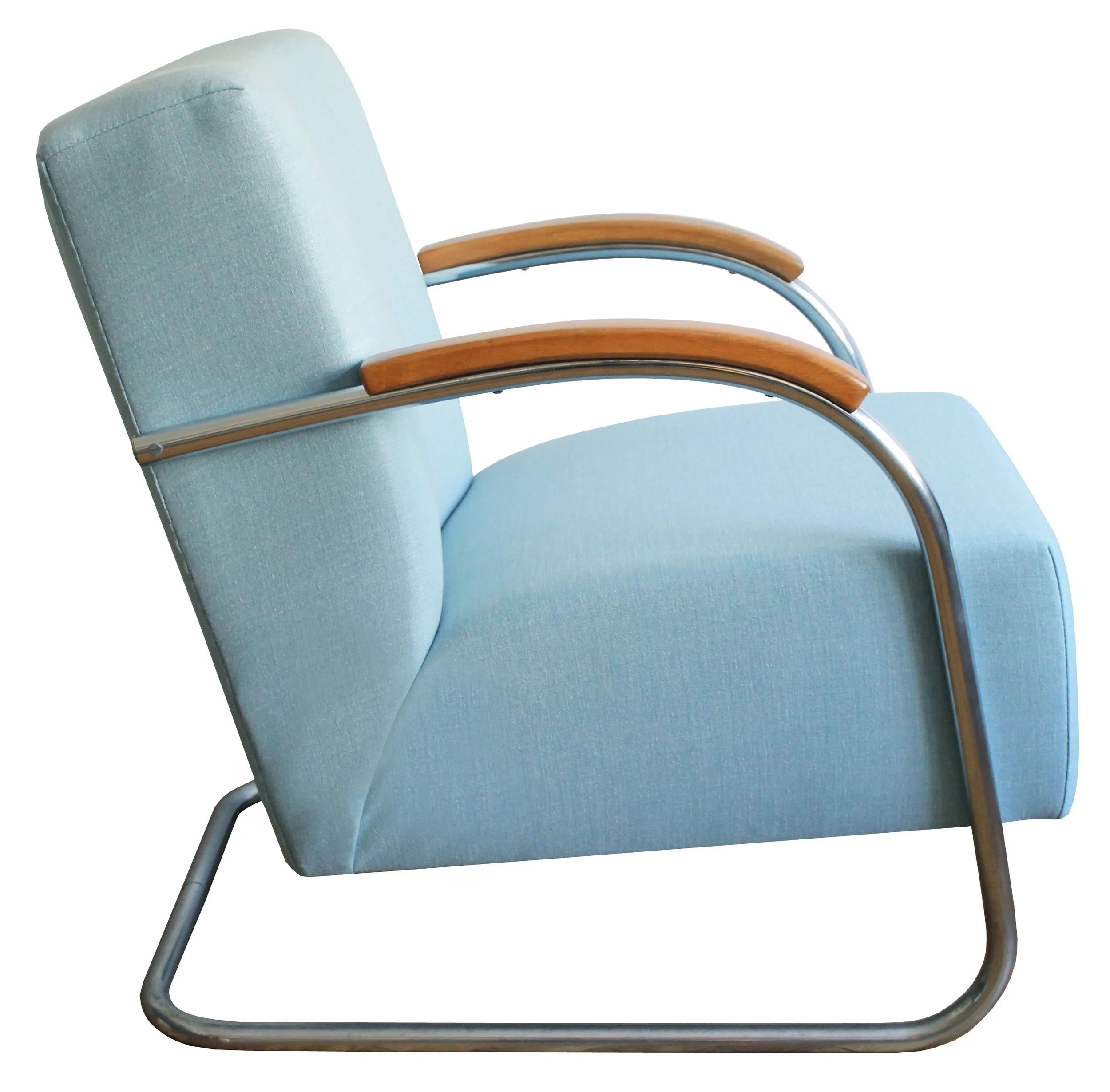 Newly Refurbished 1930s Modernist Armchair by Mucke-Melder  (Copy)