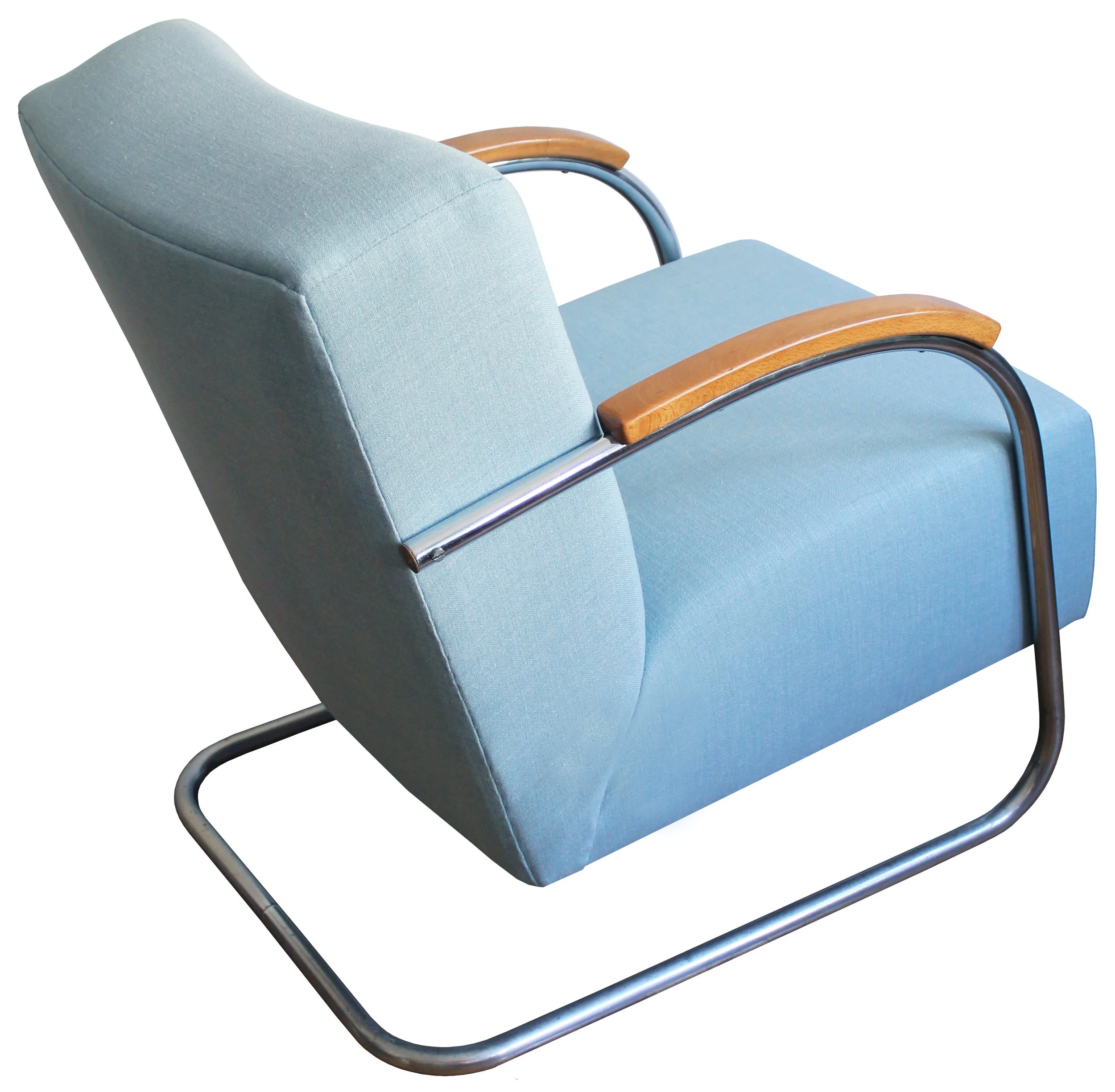 Newly Refurbished 1930s Modernist Armchair by Mucke-Melder  (Copy)