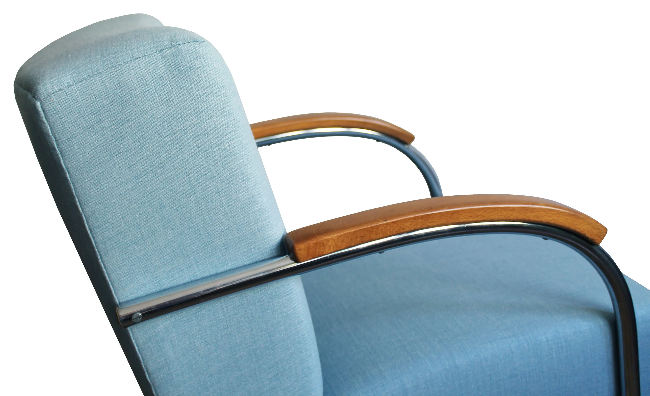 Newly Refurbished 1930s Modernist Armchair by Mucke-Melder  (Copy)