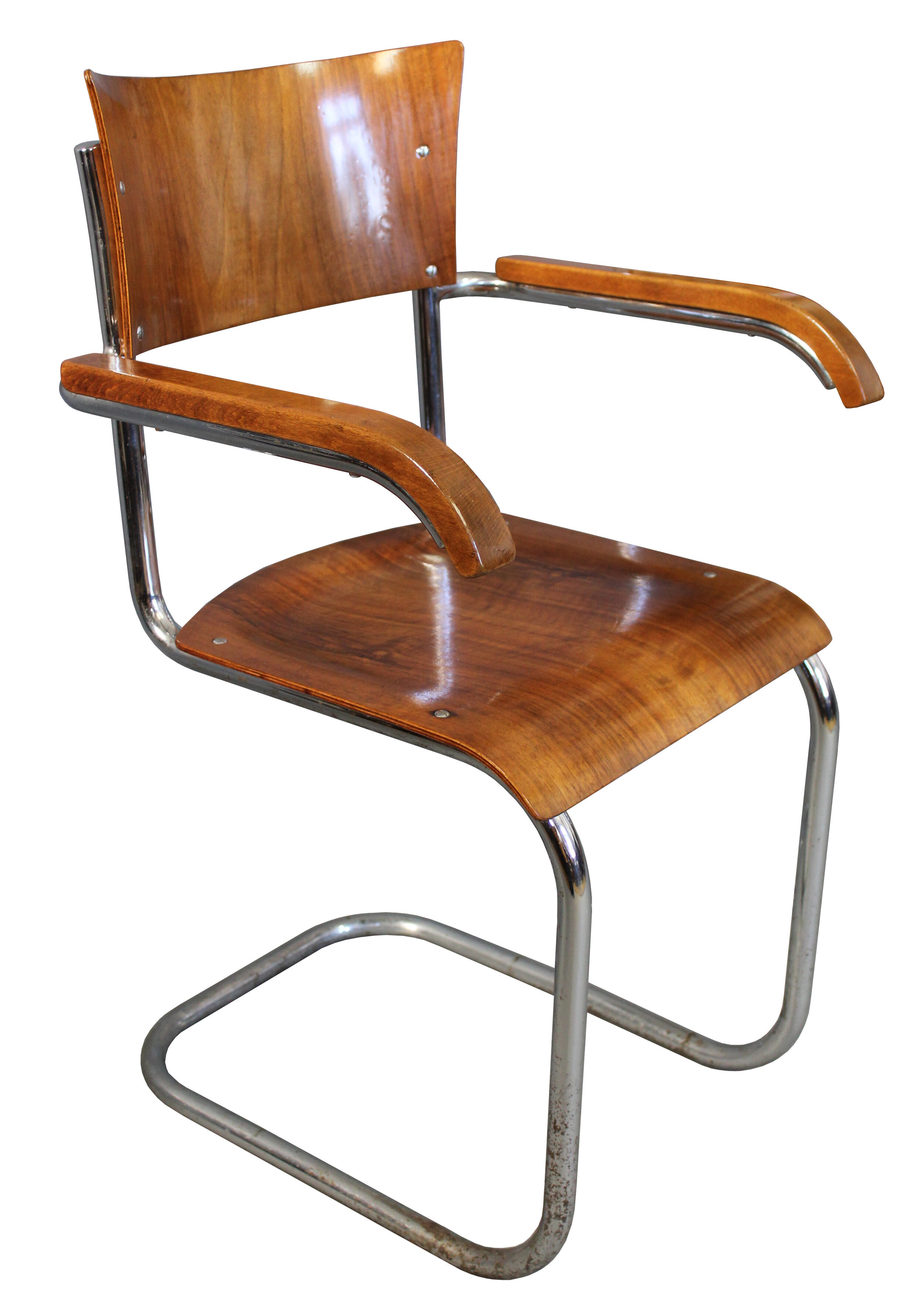Pair of 1930's Modernist Chairs by Anton Lorenz (Copy)