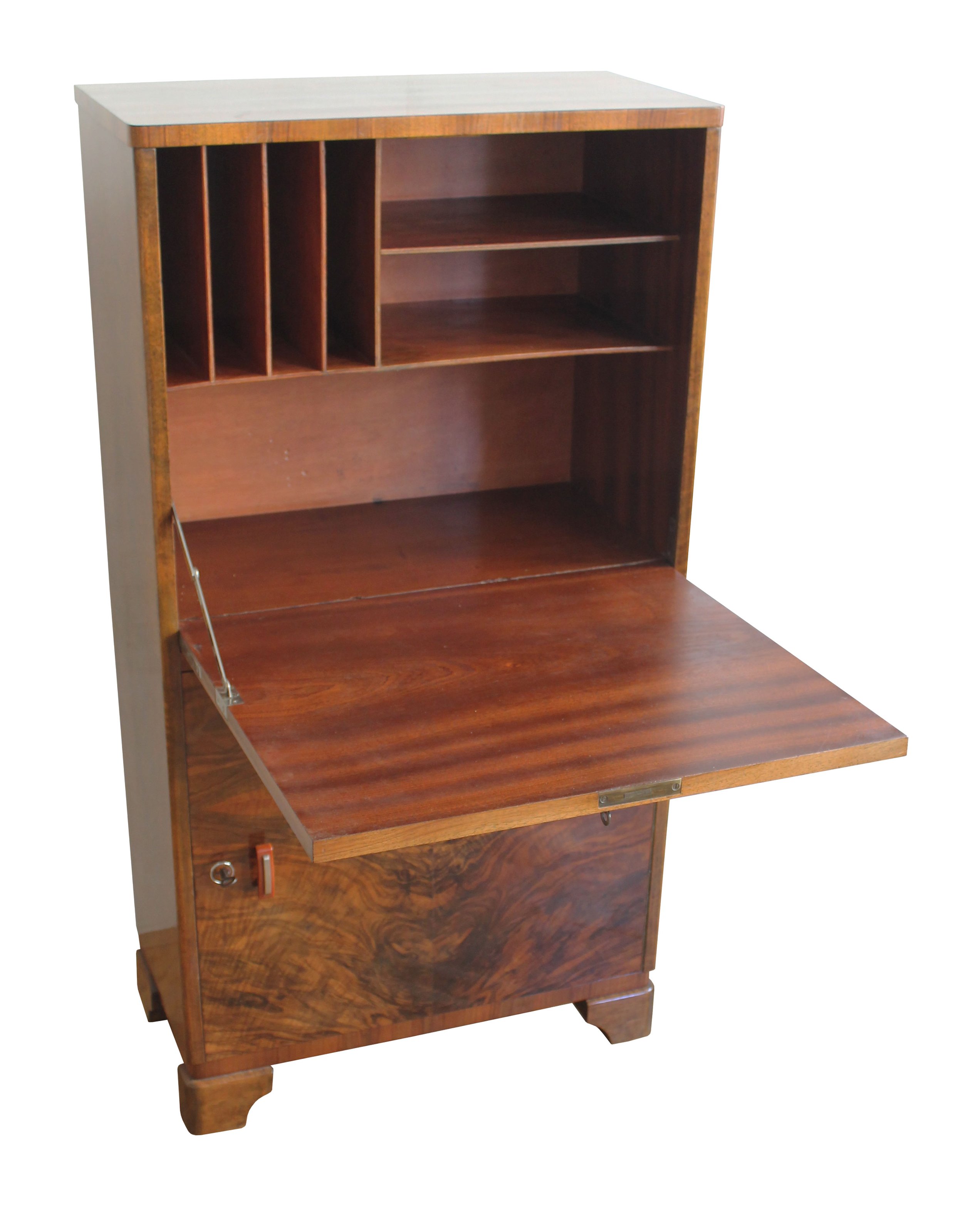 1920's Modernist Walnut Cabinet