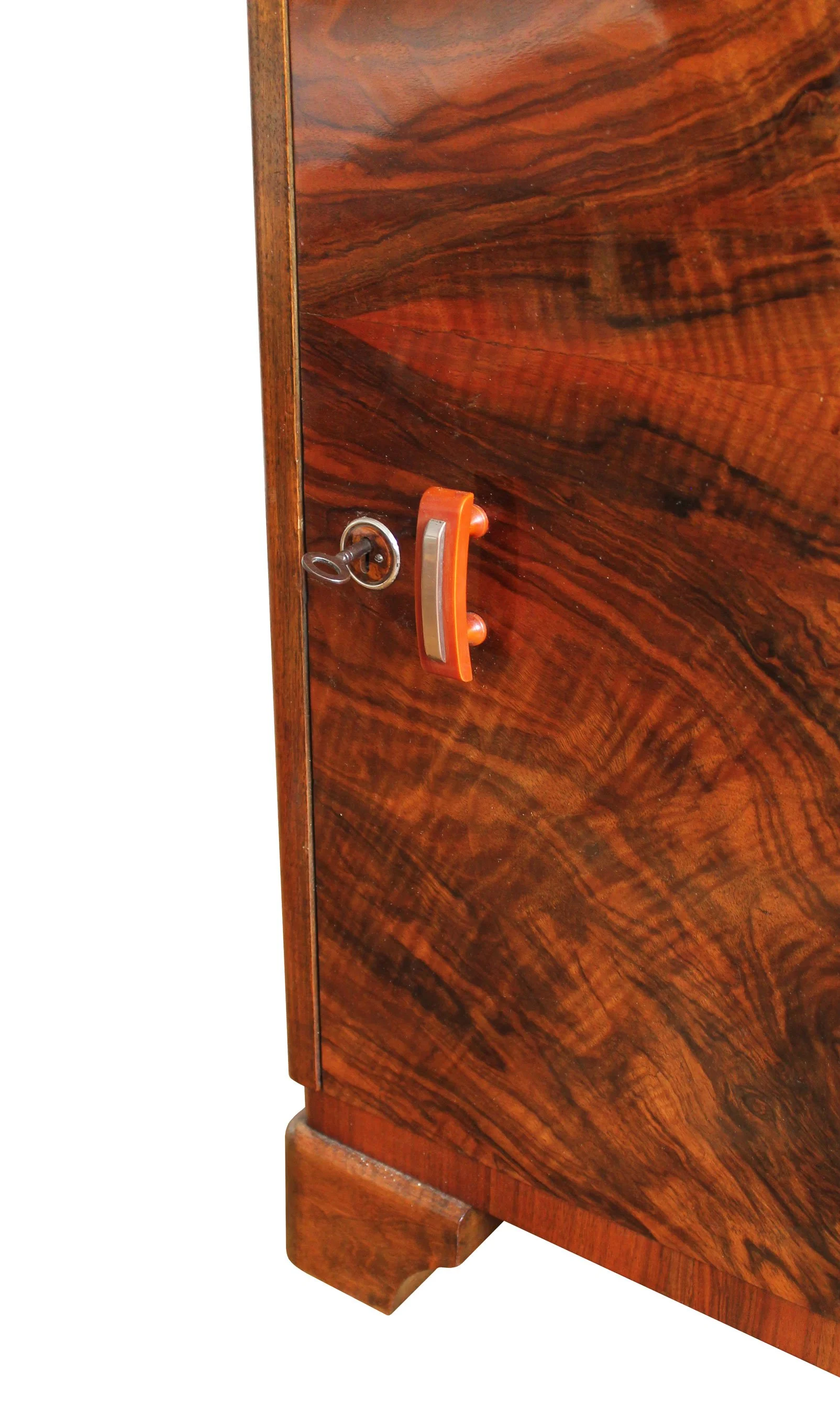 1920's Modernist Walnut Cabinet