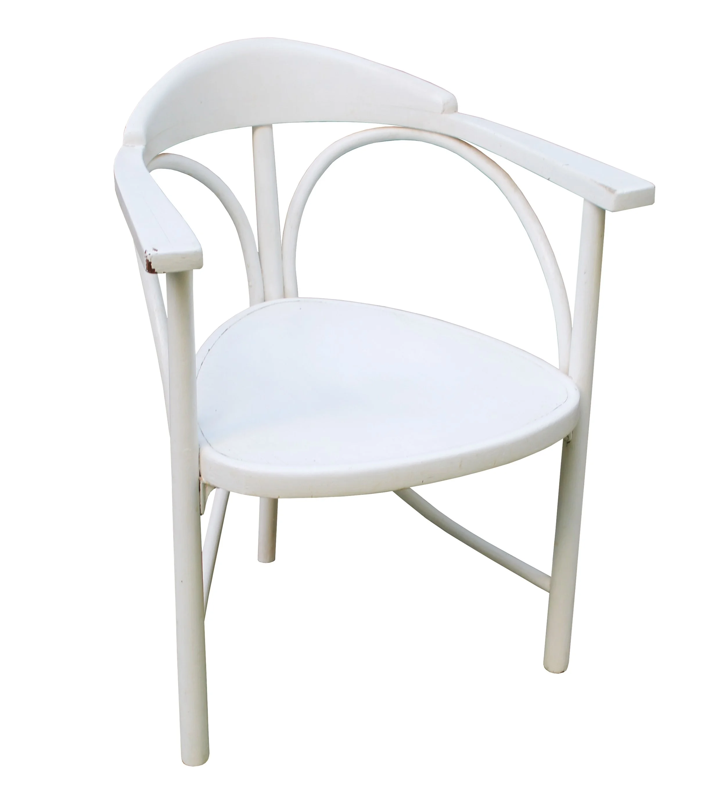 Art Nouveau Three-Legged Chair Model No.81 by Thonet (Copy)