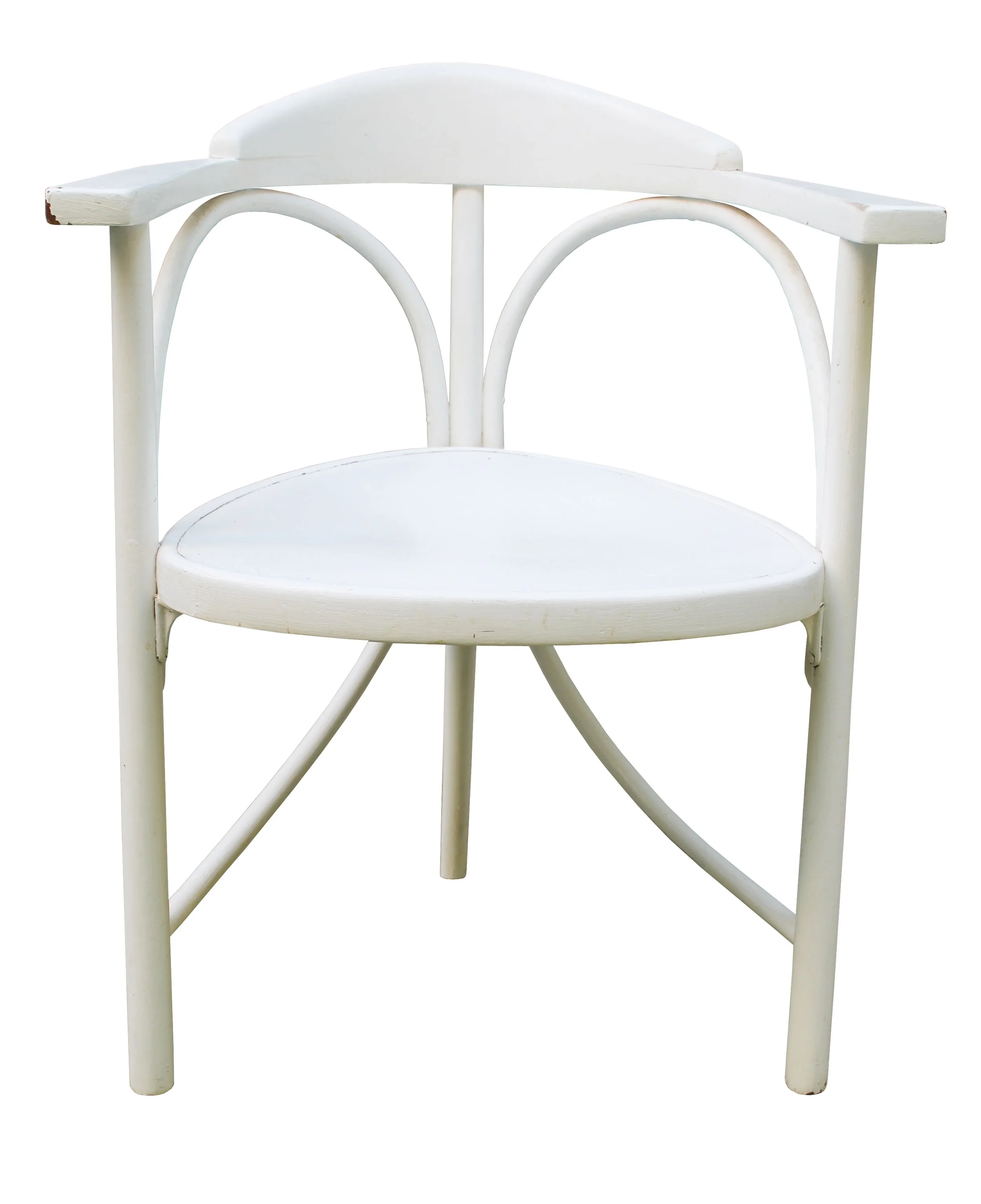 Art Nouveau Three-Legged Chair Model No.81 by Thonet (Copy)