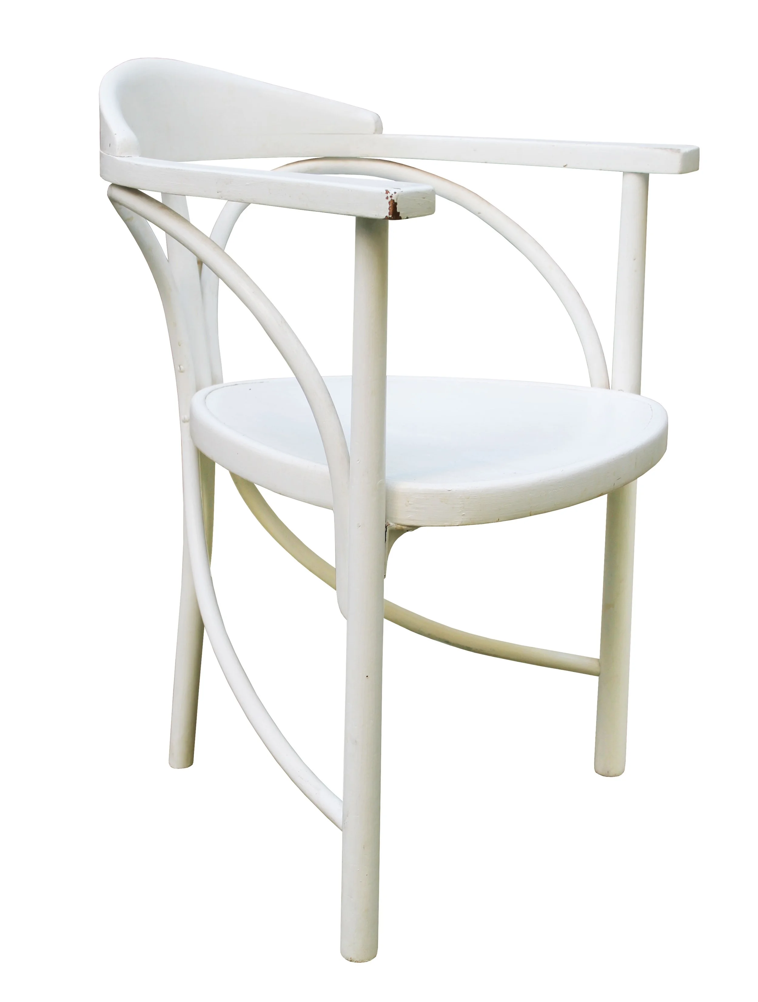 Art Nouveau Three-Legged Chair Model No.81 by Thonet (Copy)