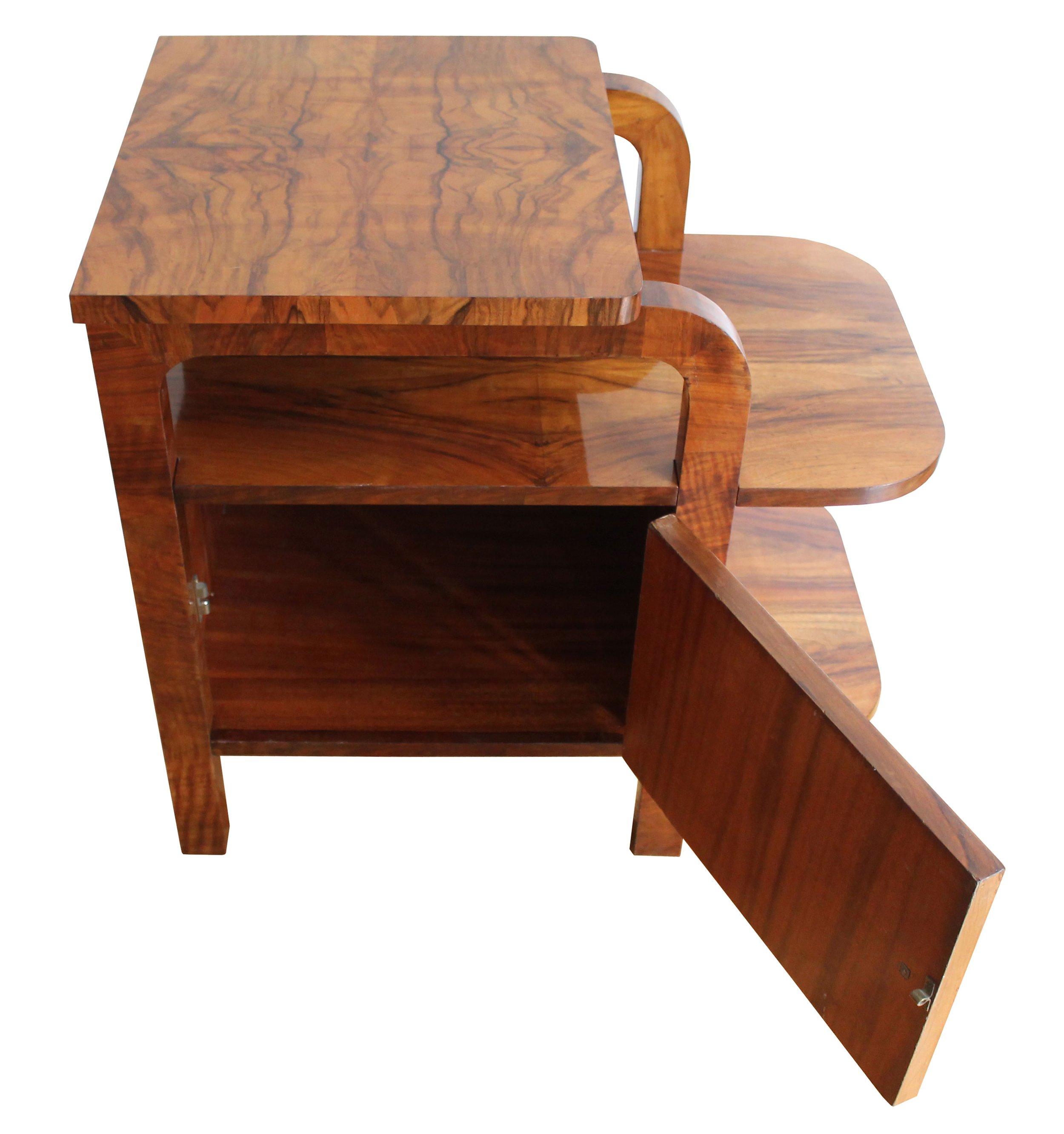 1930's Art Deco Walnut Drink Cabinet (Copy)