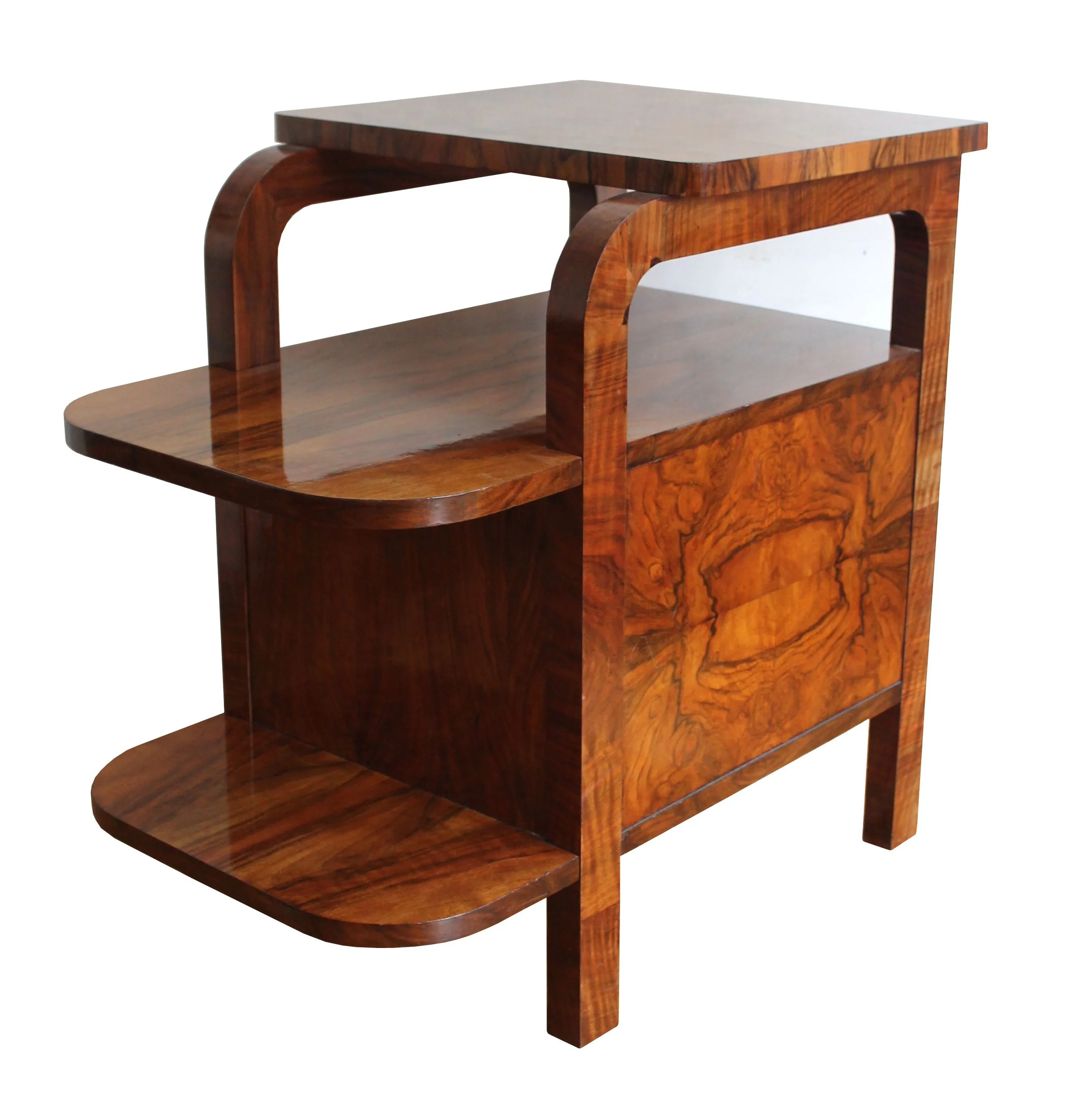 1930's Art Deco Walnut Drink Cabinet (Copy)