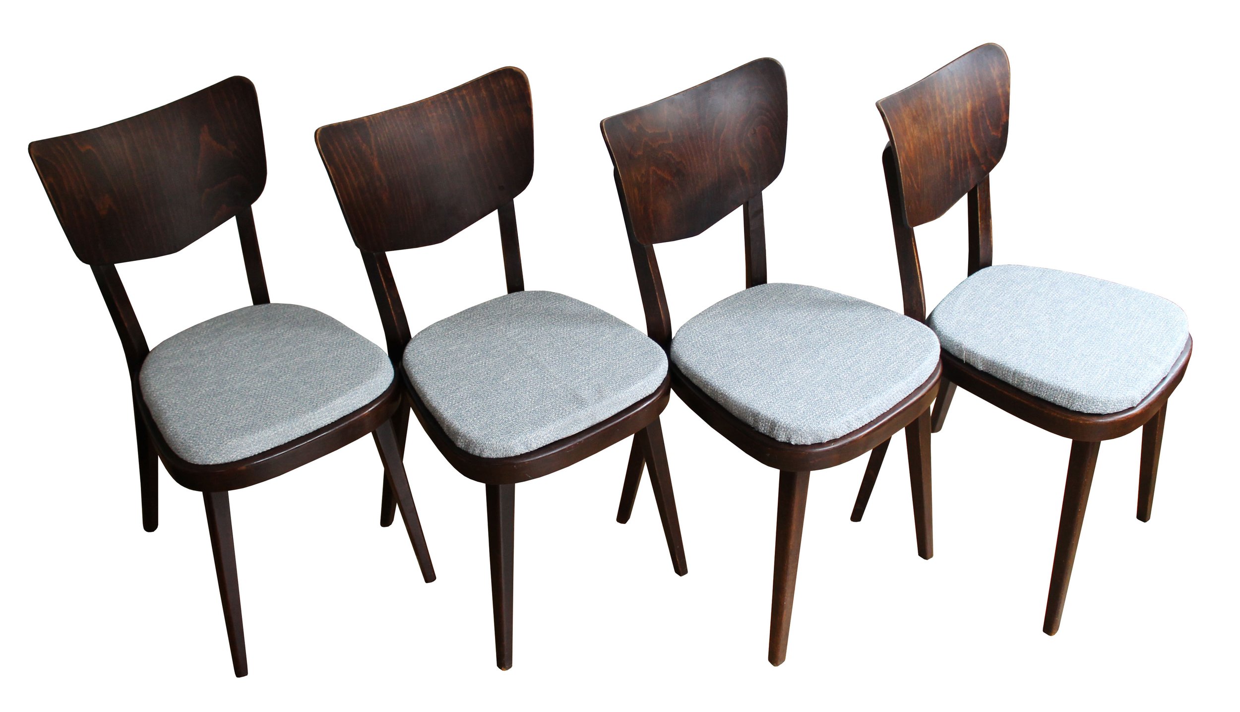 Set of Four 1960's Mid Century Dining Chair by TON (Copy)