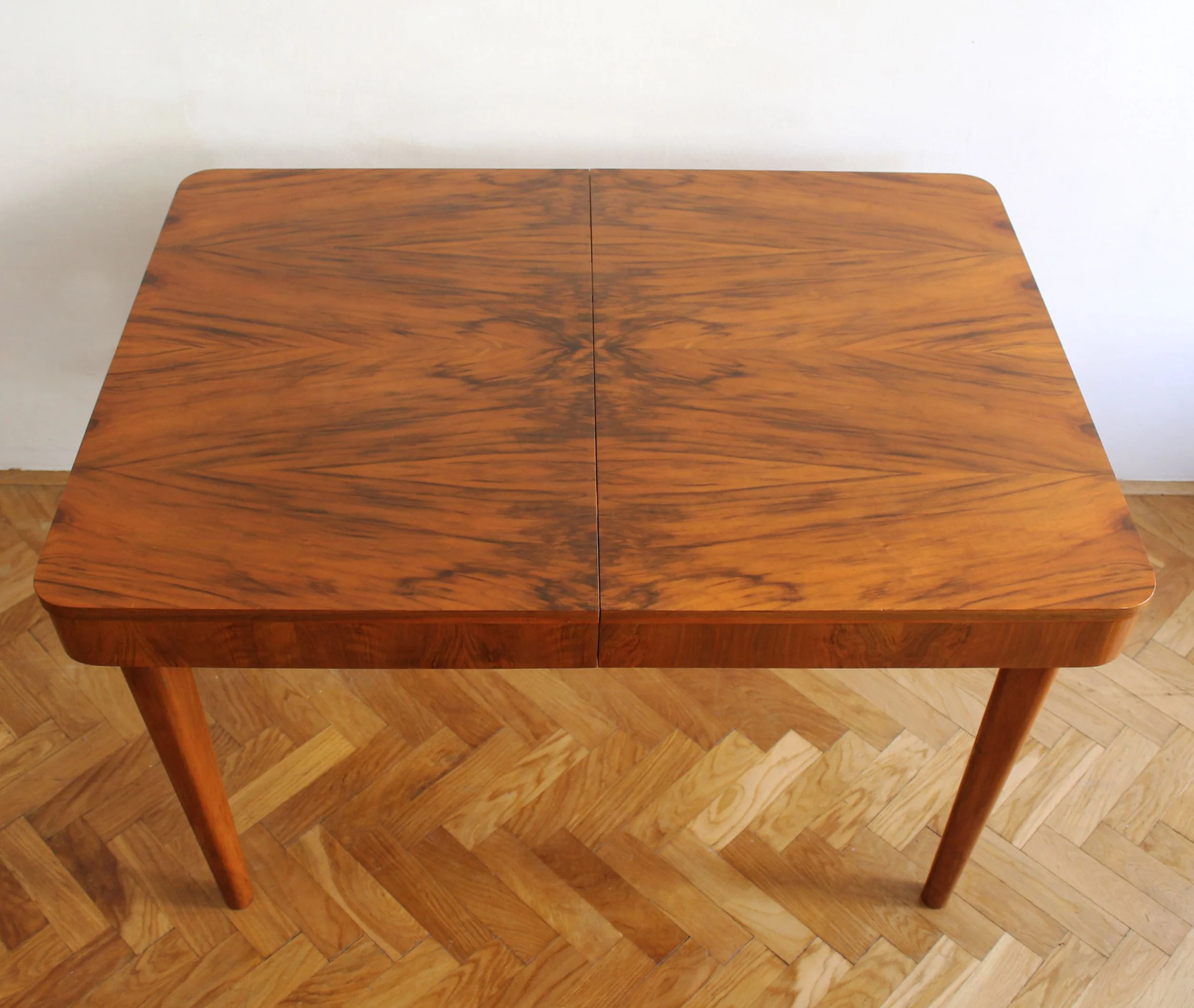 1950's Extendable dining table by Jindrich Halabala for UP Brno (Copy)