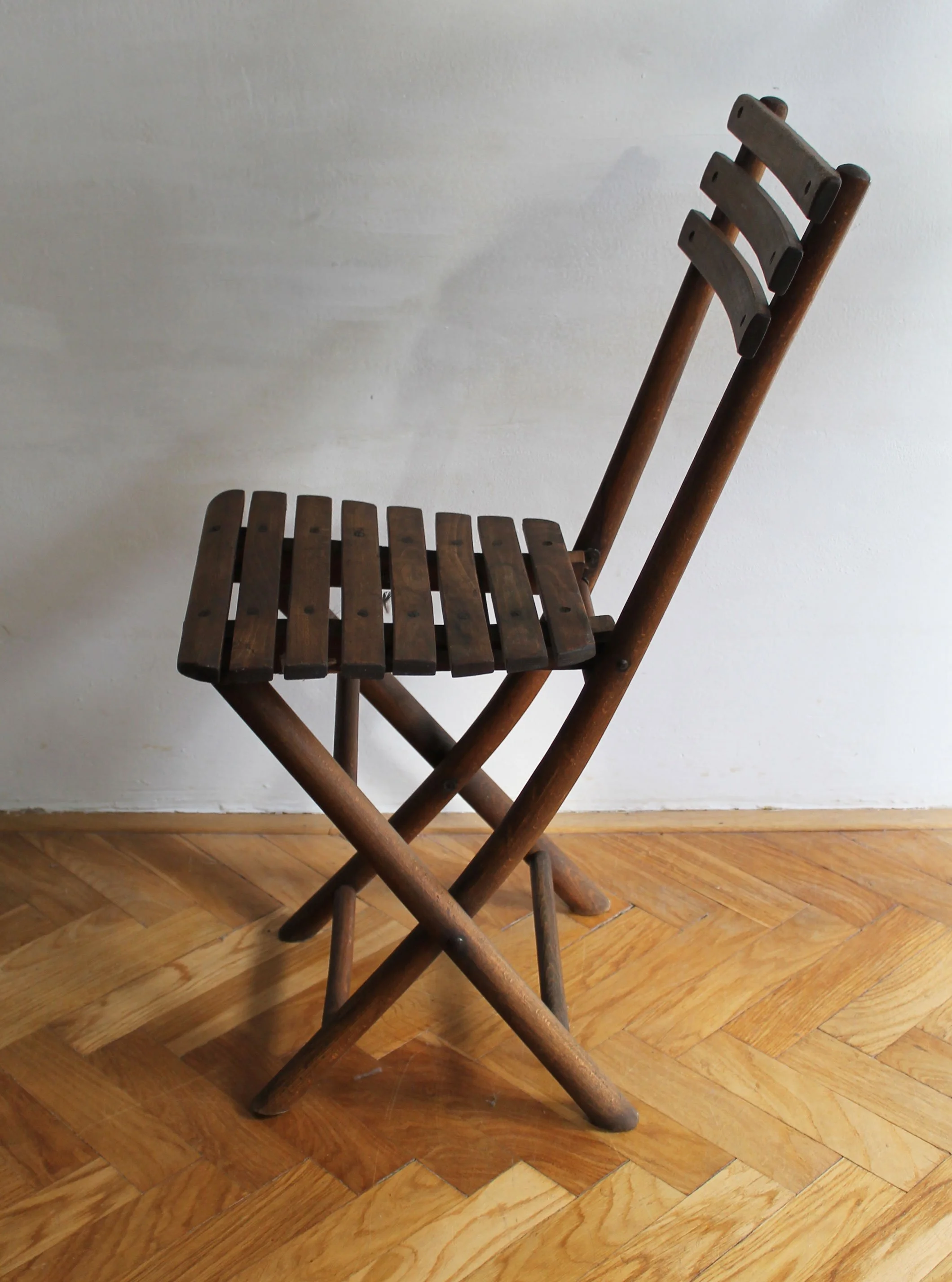 1920's Folding Garden Chair by Gebrüder Thonet