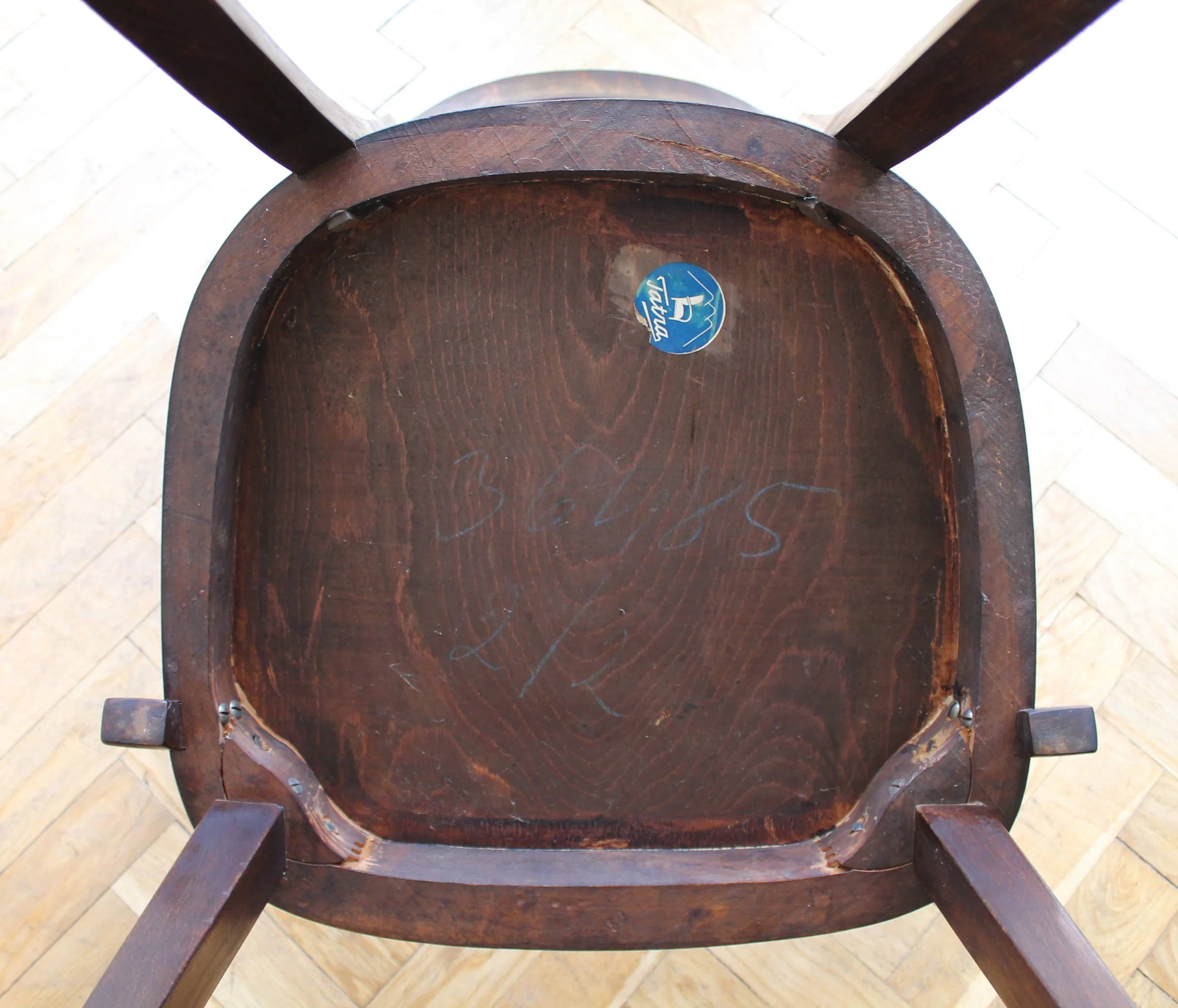 Patina detail on original 1930s wooden chair.jpg