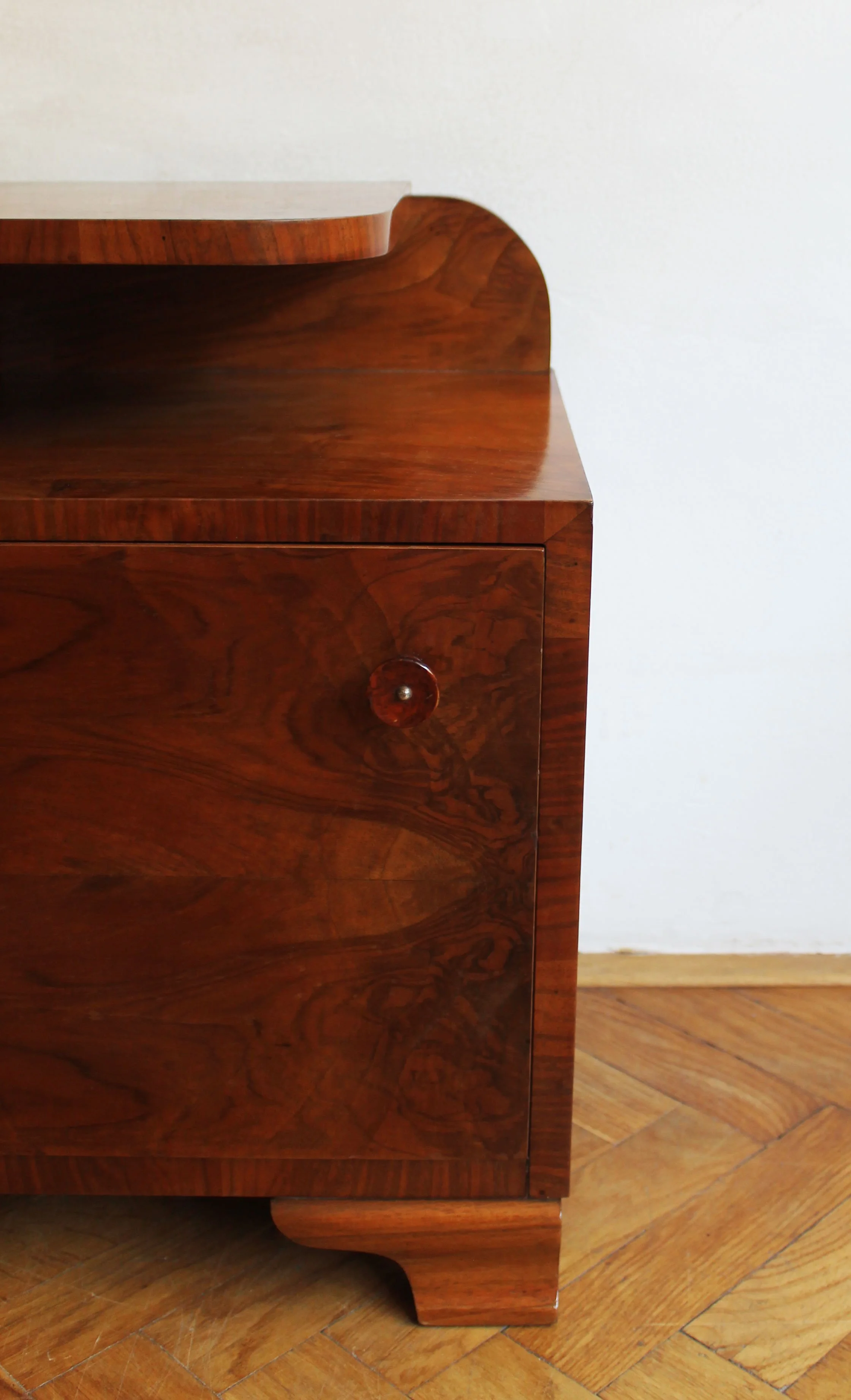 antique nightstand beech wood walnut veneer restored_detail.jpg