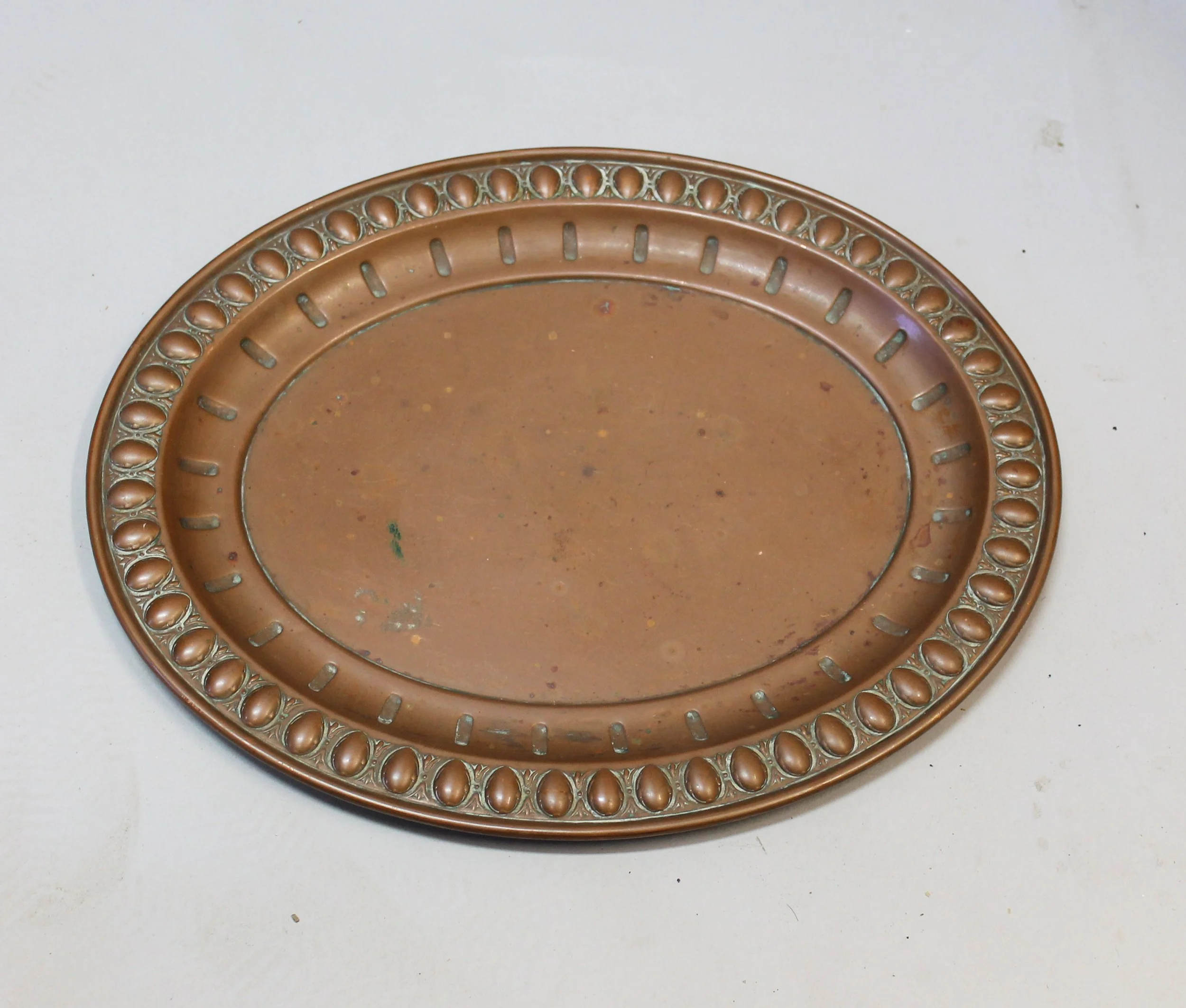 1910's Art Deco copper drinks set