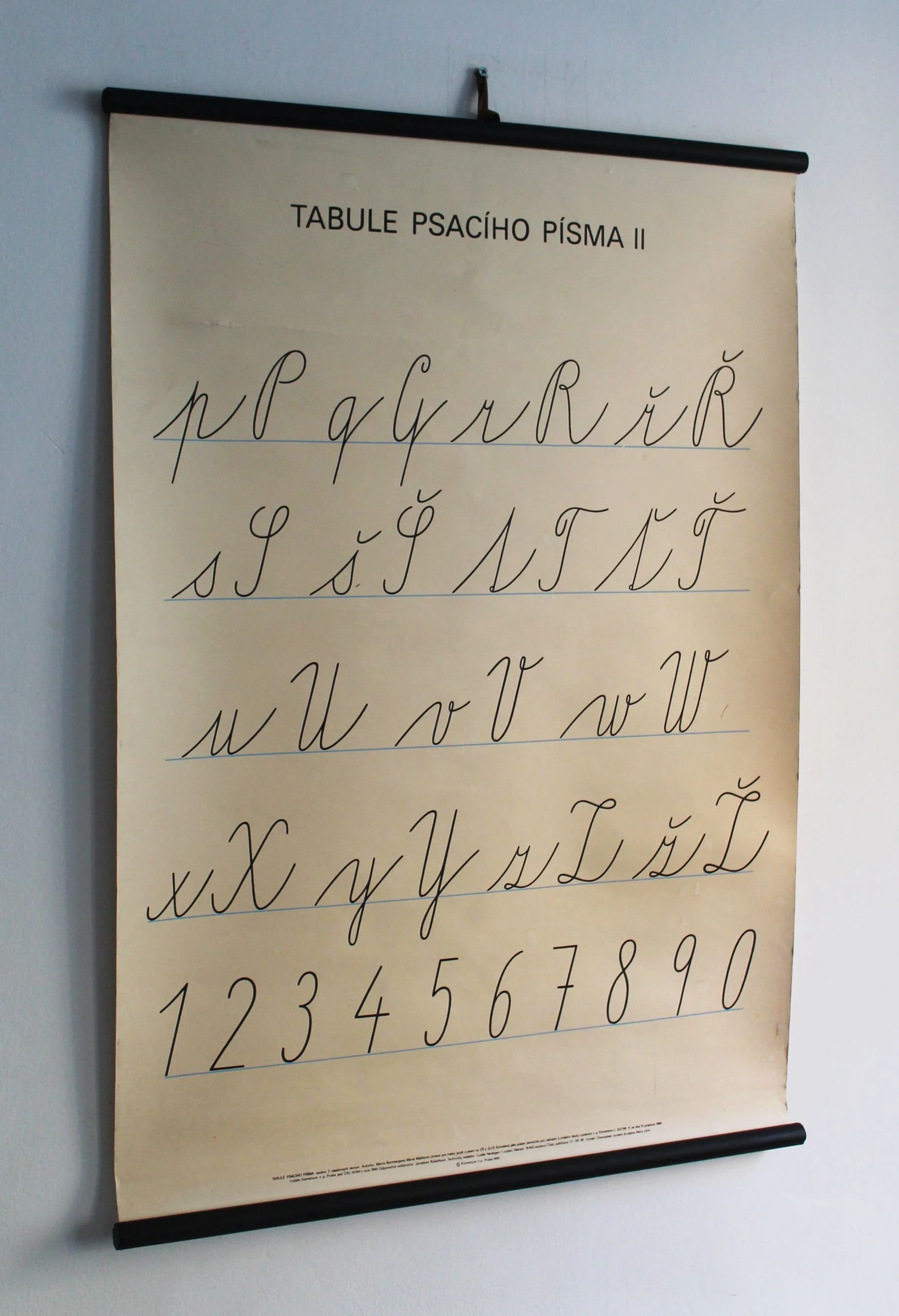 Vintage Czech School Poster II.