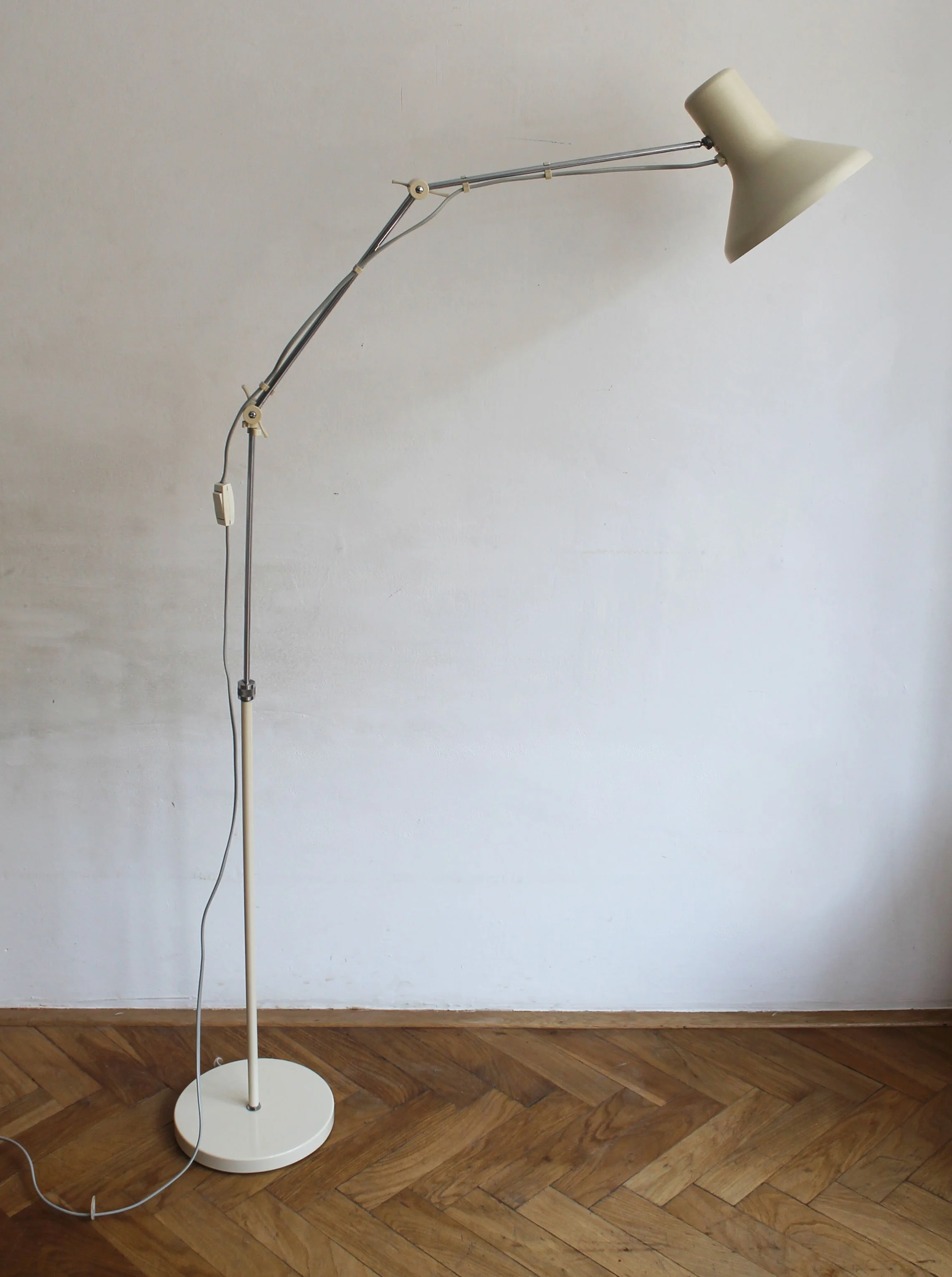 Overall image of lamp styled in minimalist interior setting