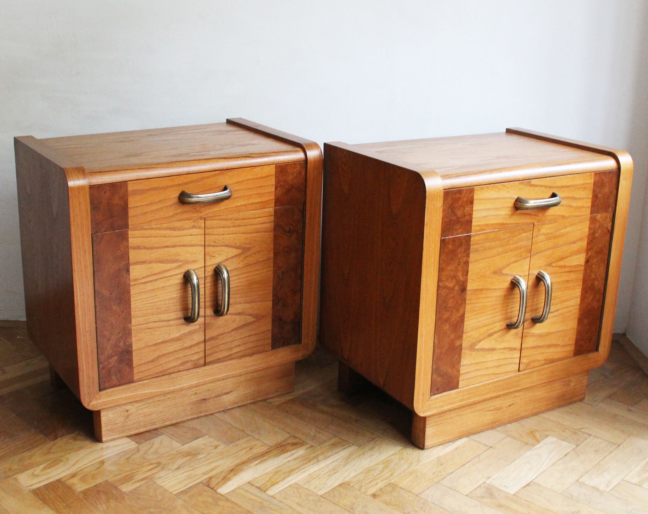 Vintage Art Deco nightstand with brass-finished steel handle.jpg