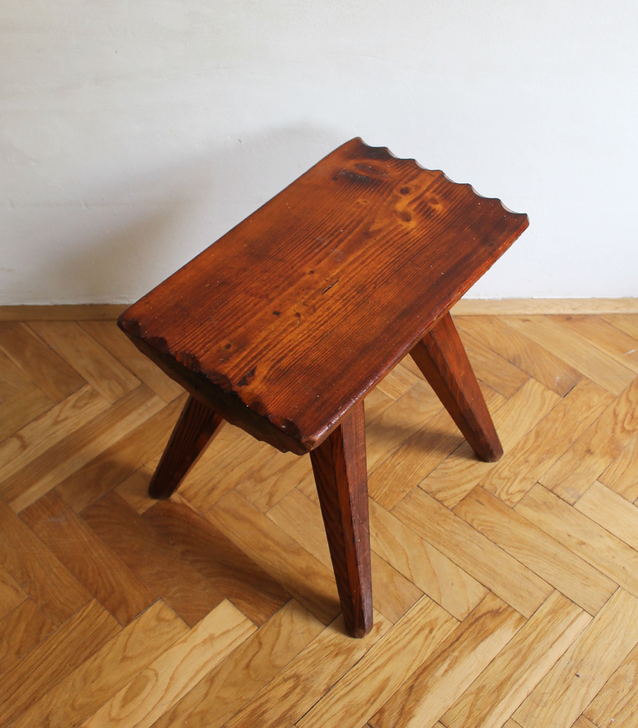 1970's Pair of solid oak stools (Copy)