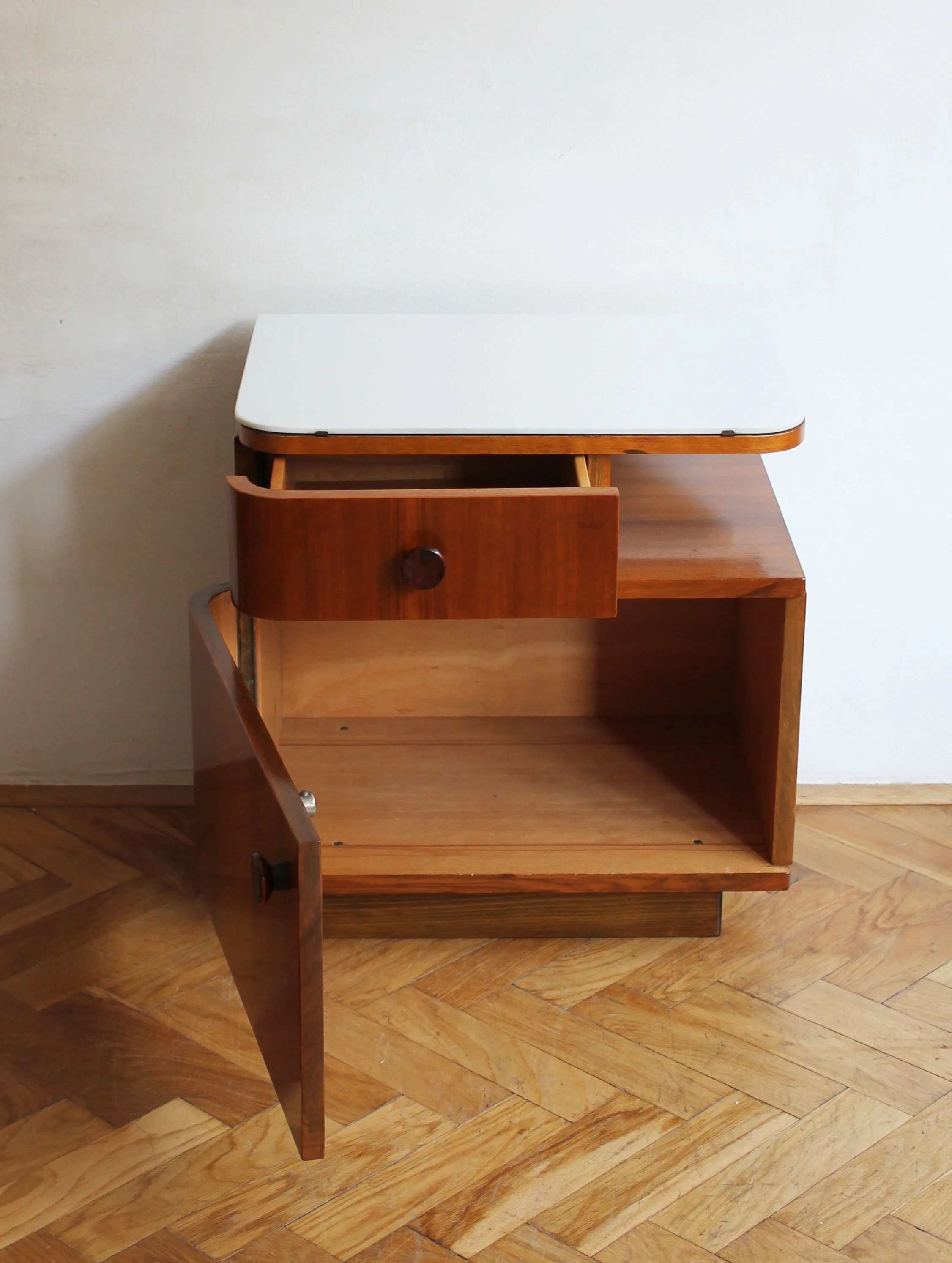 czechoslovak mid century bedside tables walnut wood.jpg