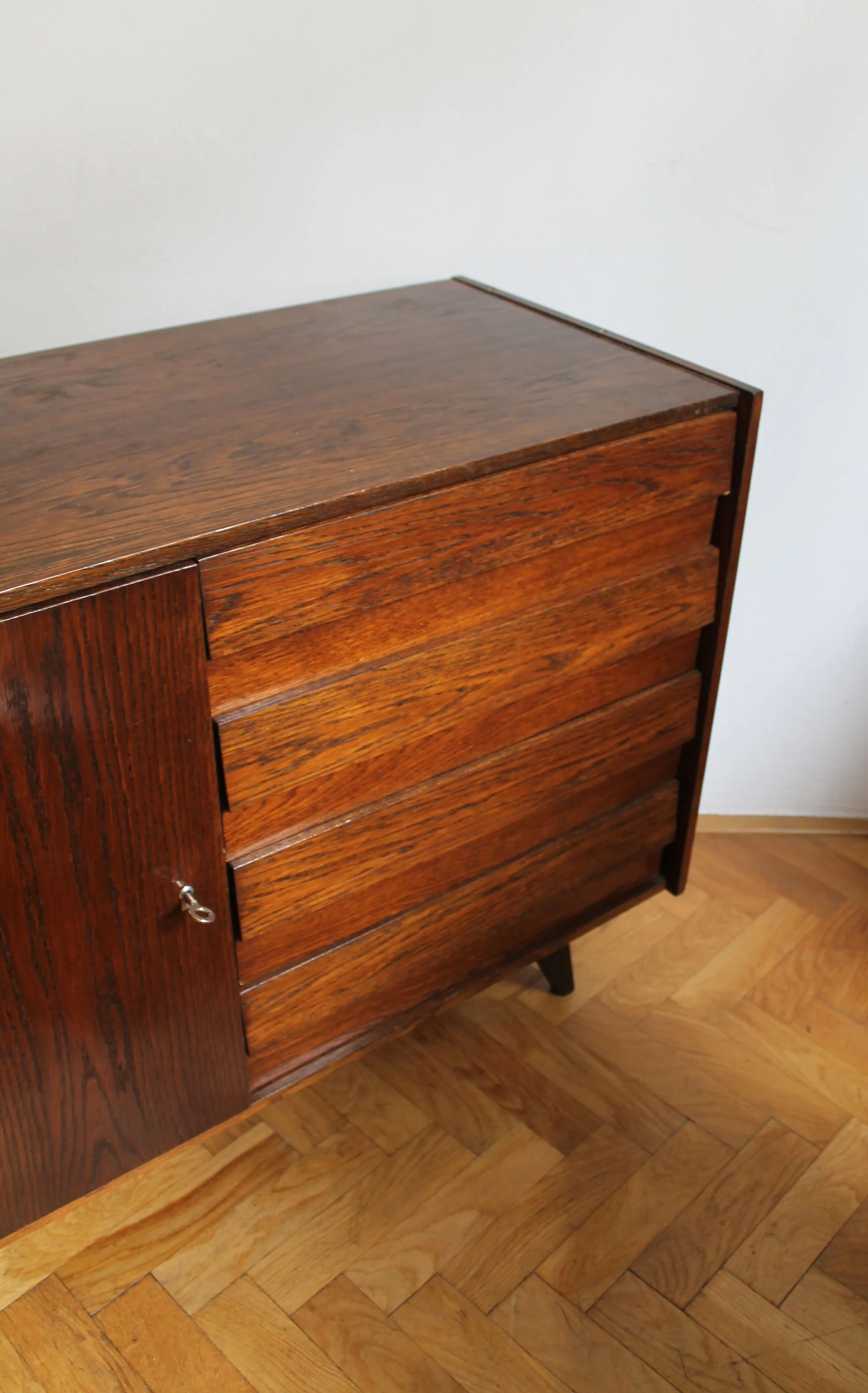 Original oak surface and natural vintage patina on Jiroutek furniture.jpg