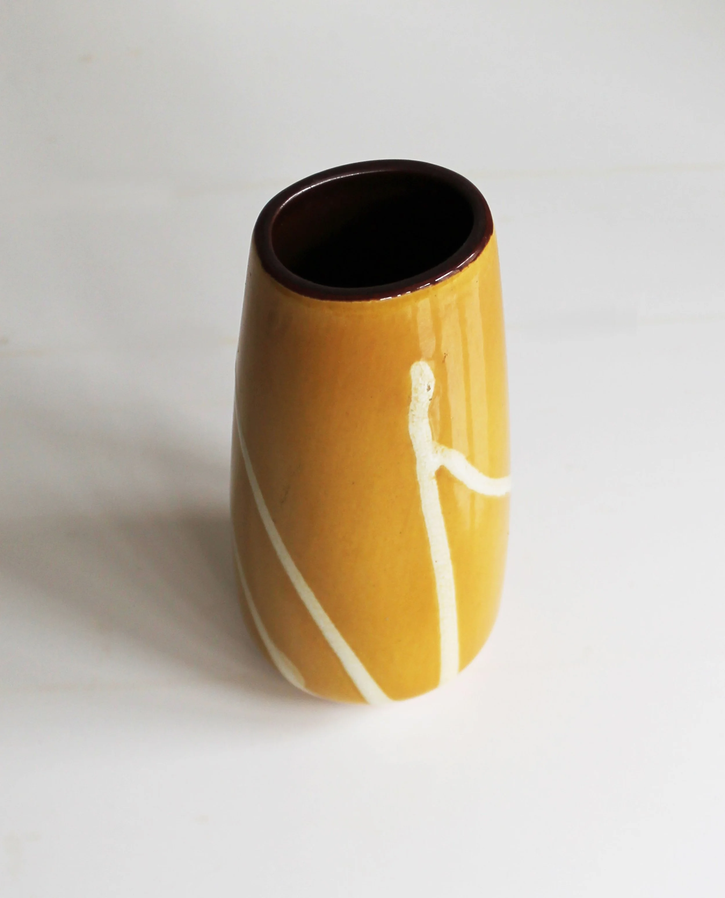 Top view of vintage German vase showing rim and interior.jpg