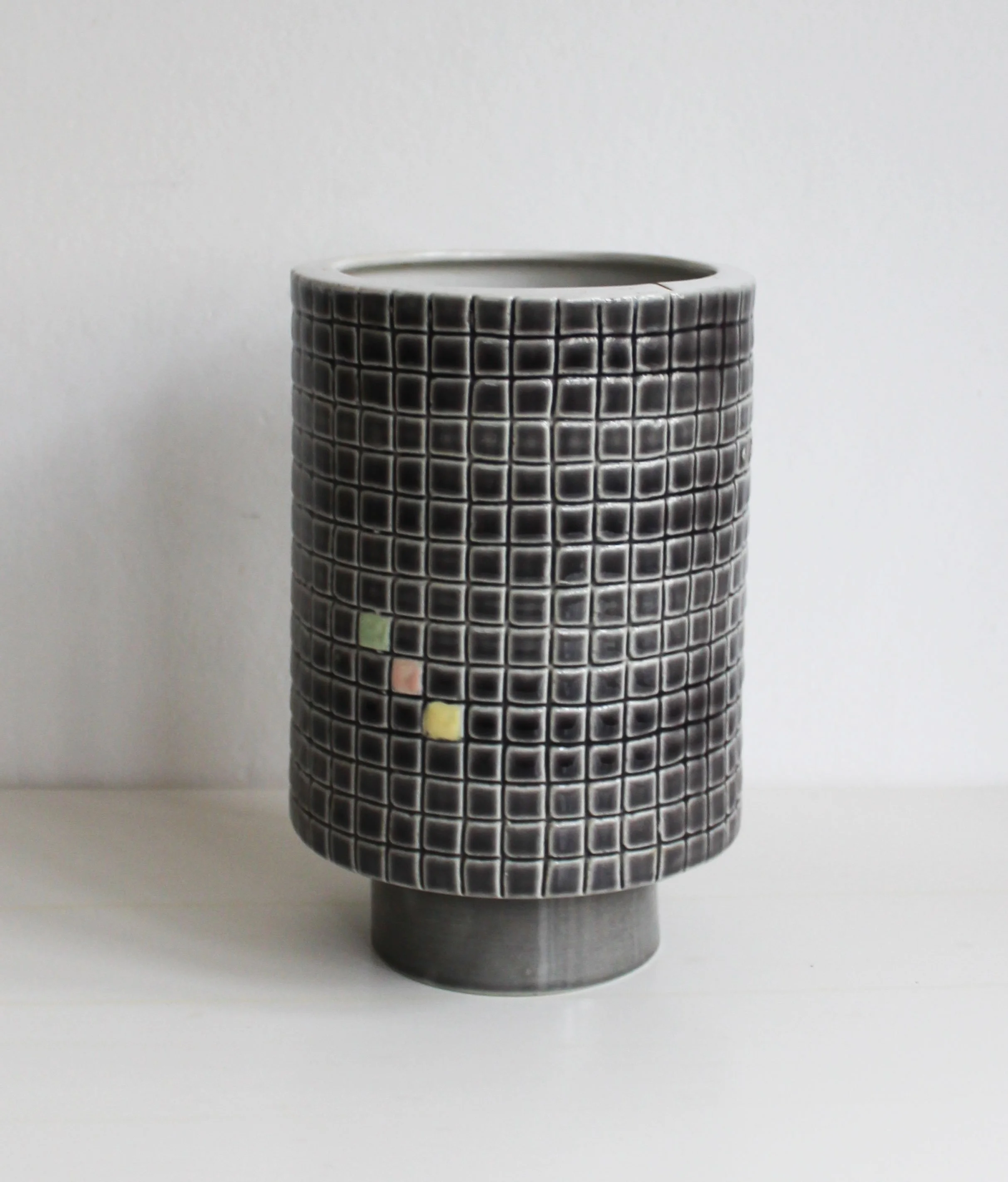 German 1960s retro ceramic vase.jpg
