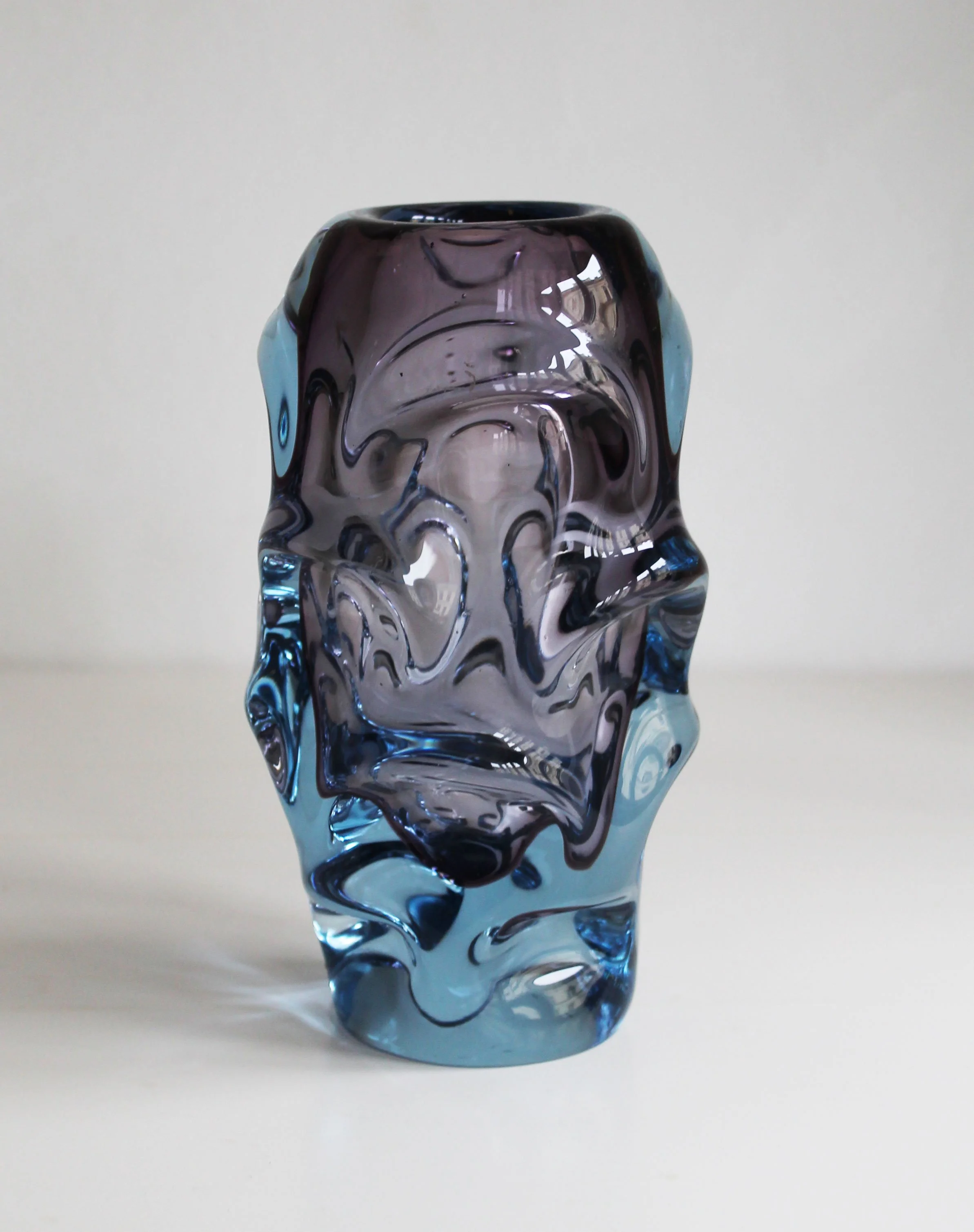 Mid-century Czech art glass vase with layered colours.jpg
