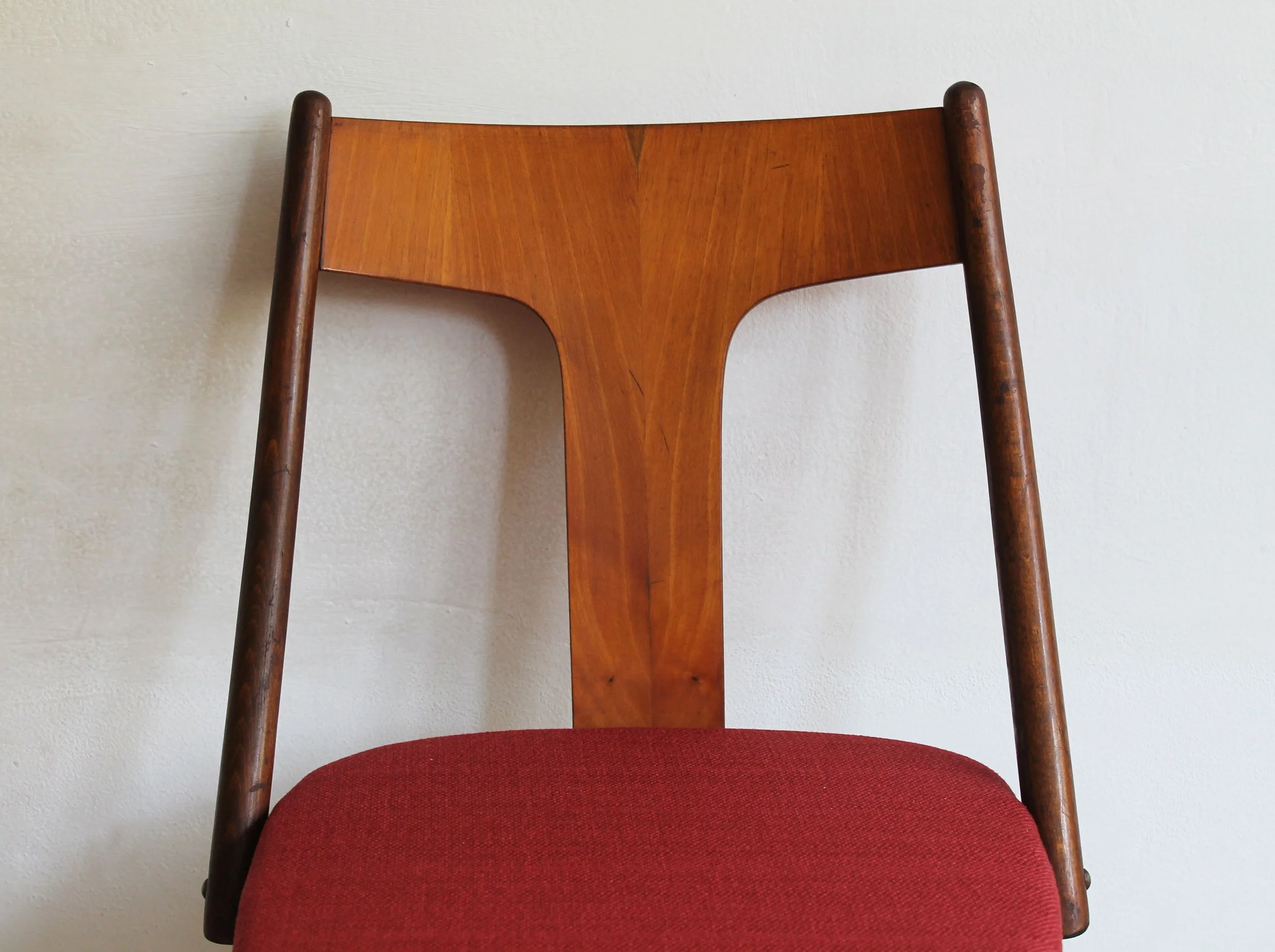 Sculptural mid-century dining chairs from former Czechoslovakia.jpg