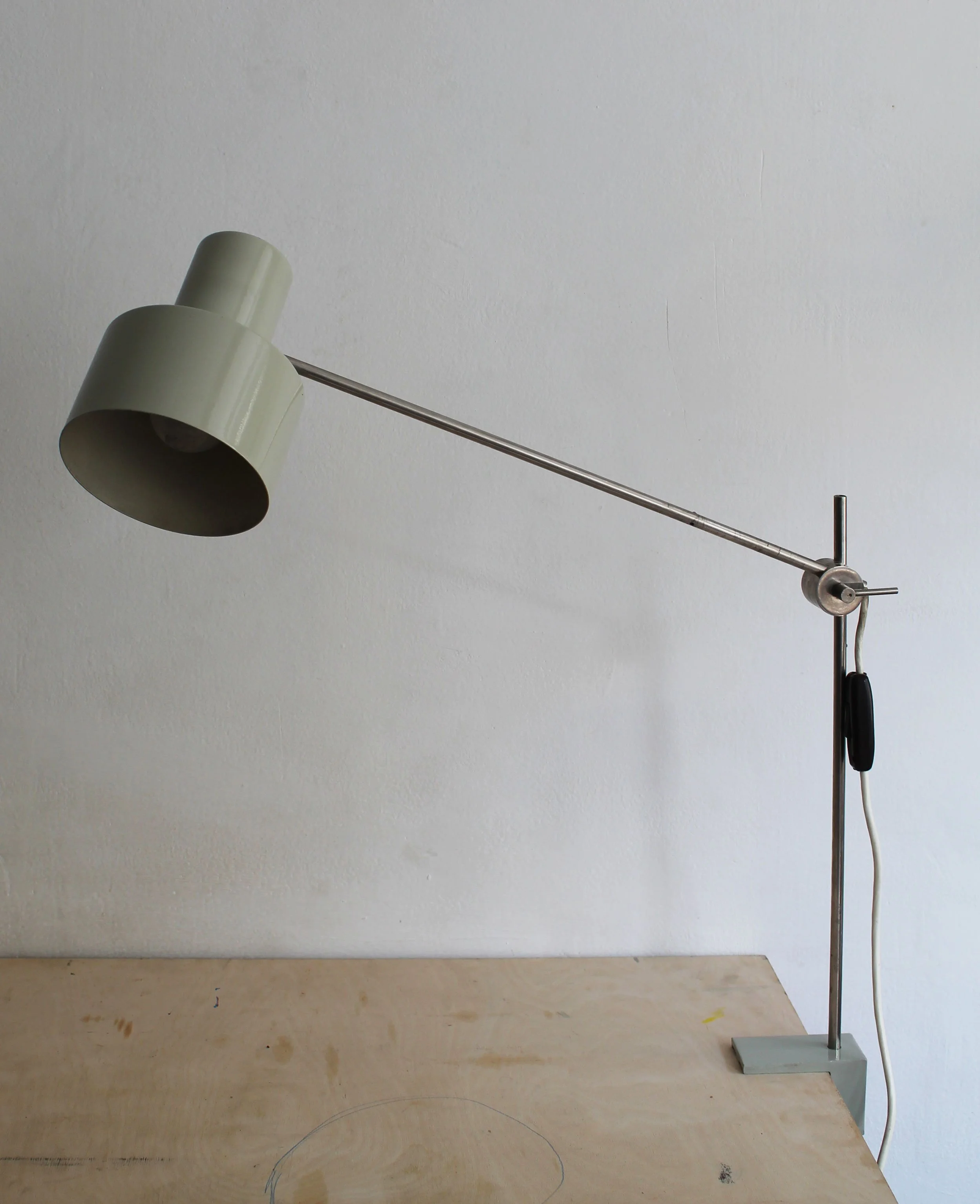 vintage clamp lamp with adjustable arm.jpg