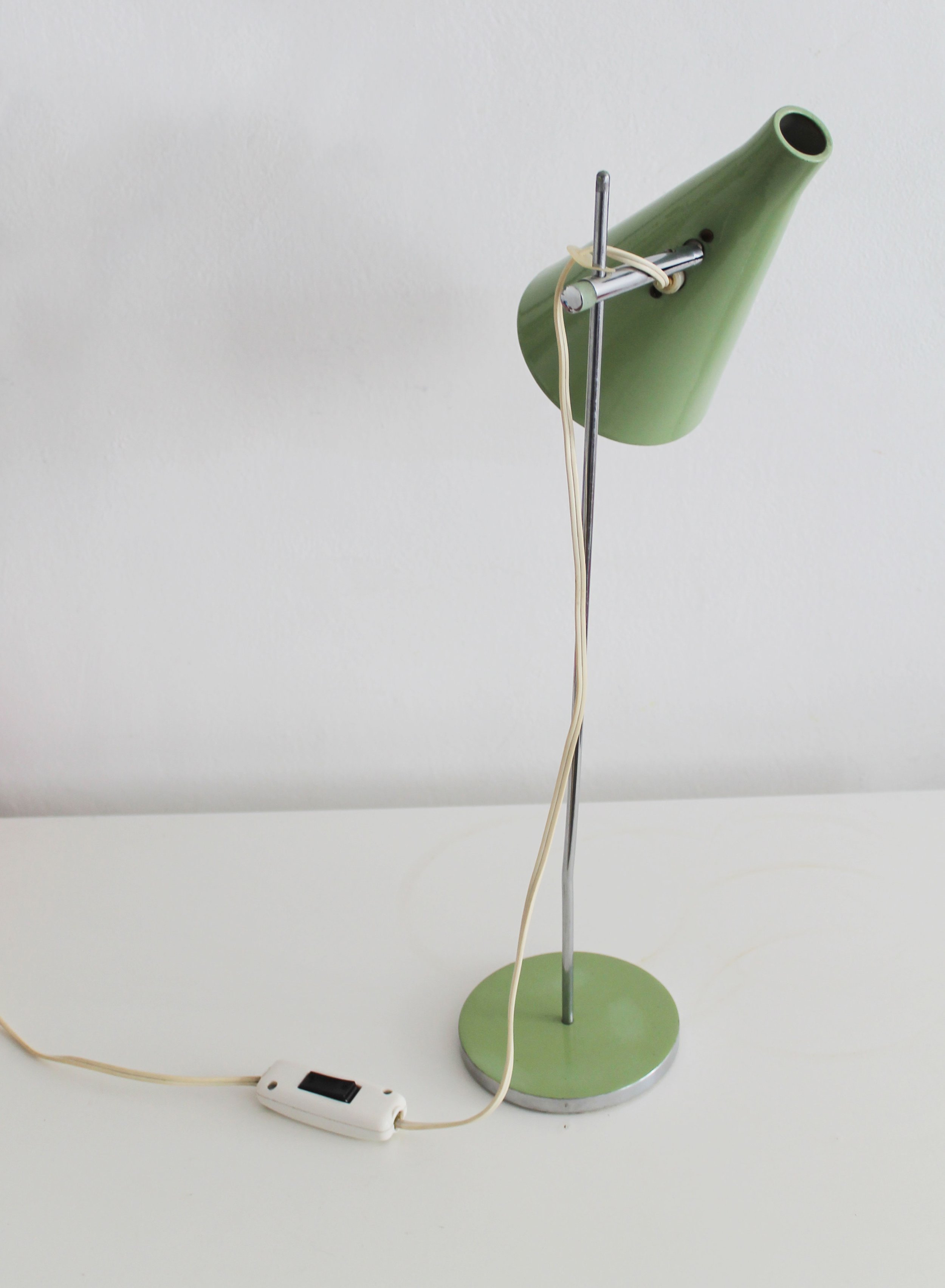 1960's Mid Century Modern Table Lamp by Josef Hurka for Lidokov