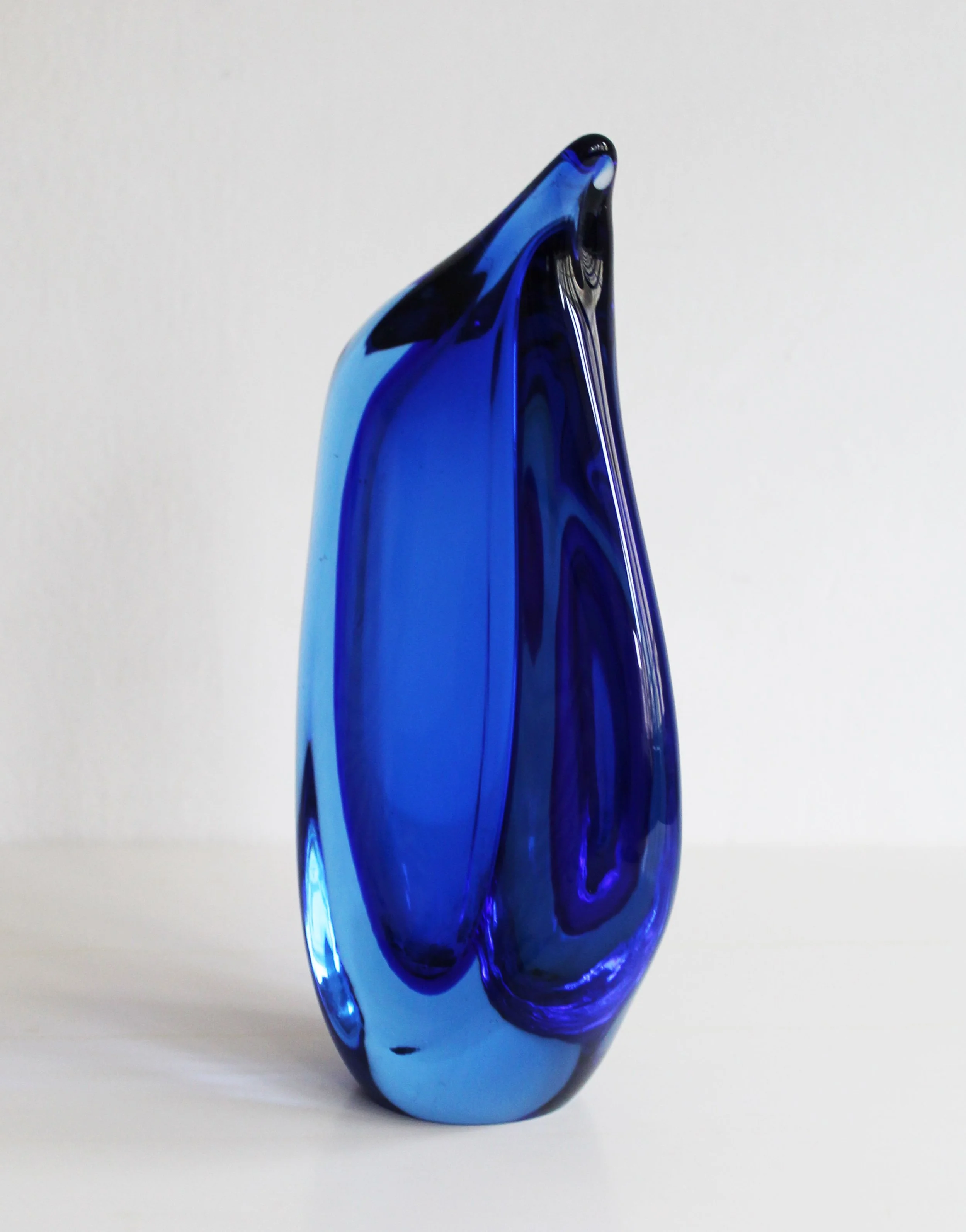 Vintage Skrdlovice vase with organic silhouette.jpg