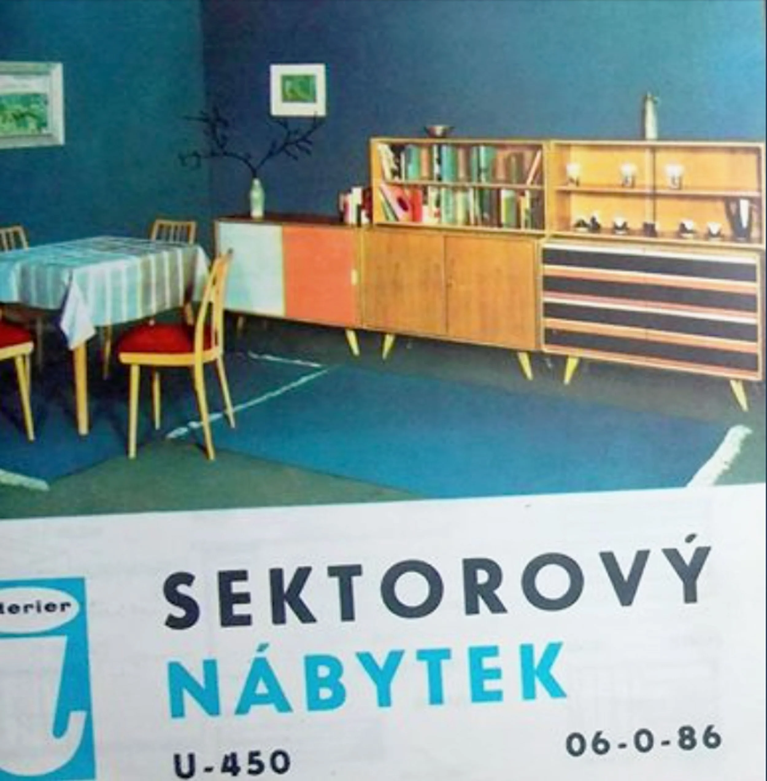 Interier Praha Ad for furniture designed by Jiri Jiroutek