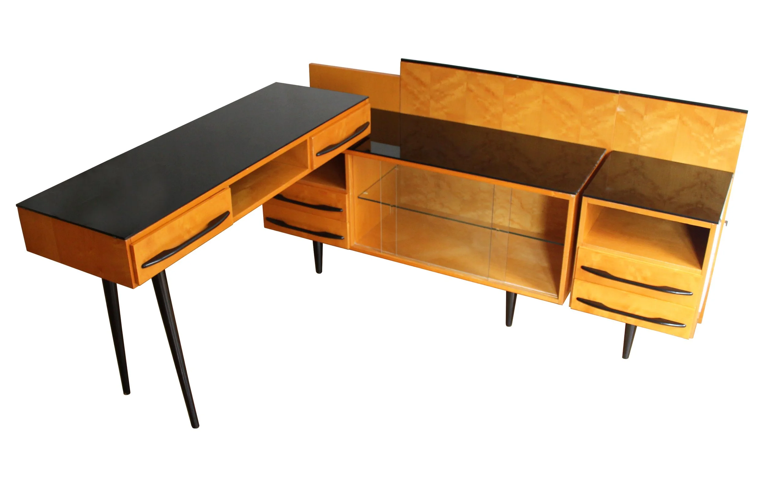 1960's Mid Century Modular Set by Mojmir Pozar for UP Zavody (Copy)