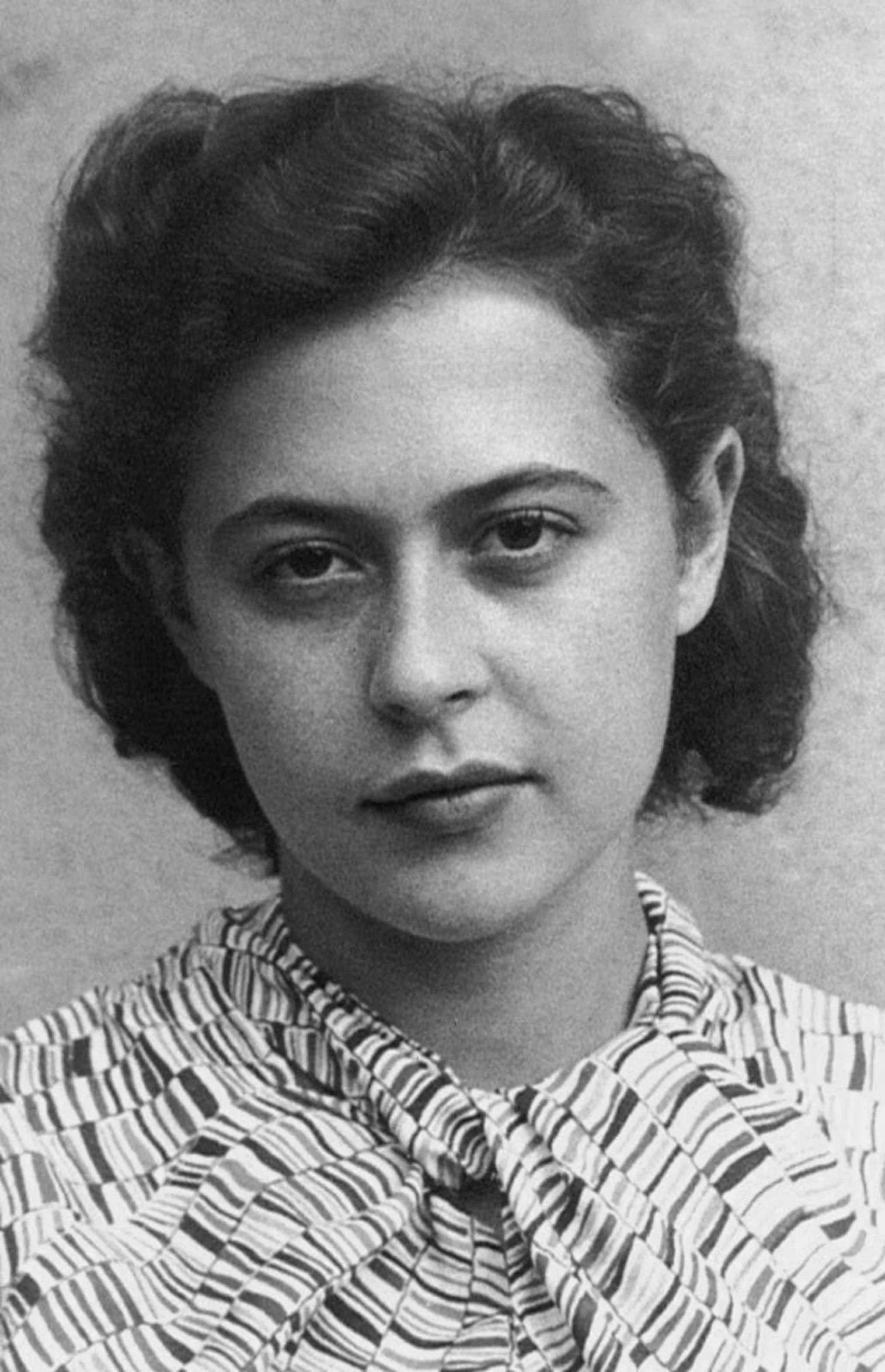 Czech fashion designer Alena Fuchsová, wife of architect Mojmír Korvas