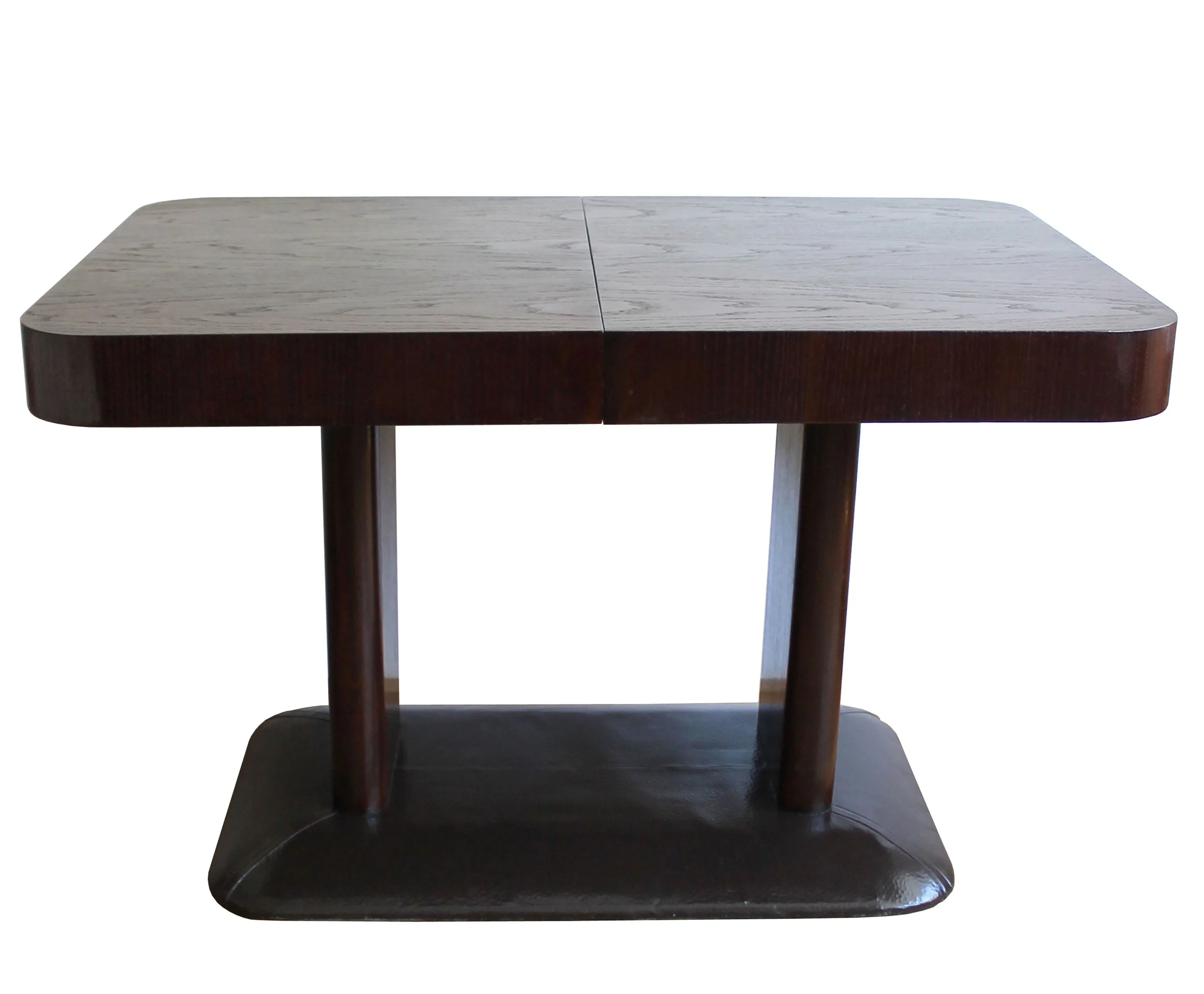 UP Brno extendable dining table Halabala 1940s front view.jpg