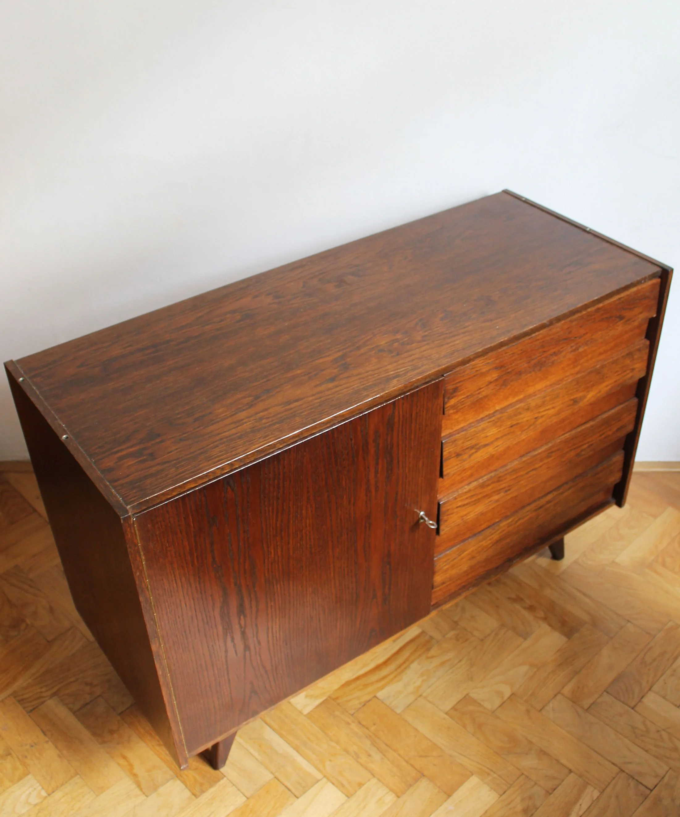 Side profile showing the architectural proportions of U-458 sideboard.jpg