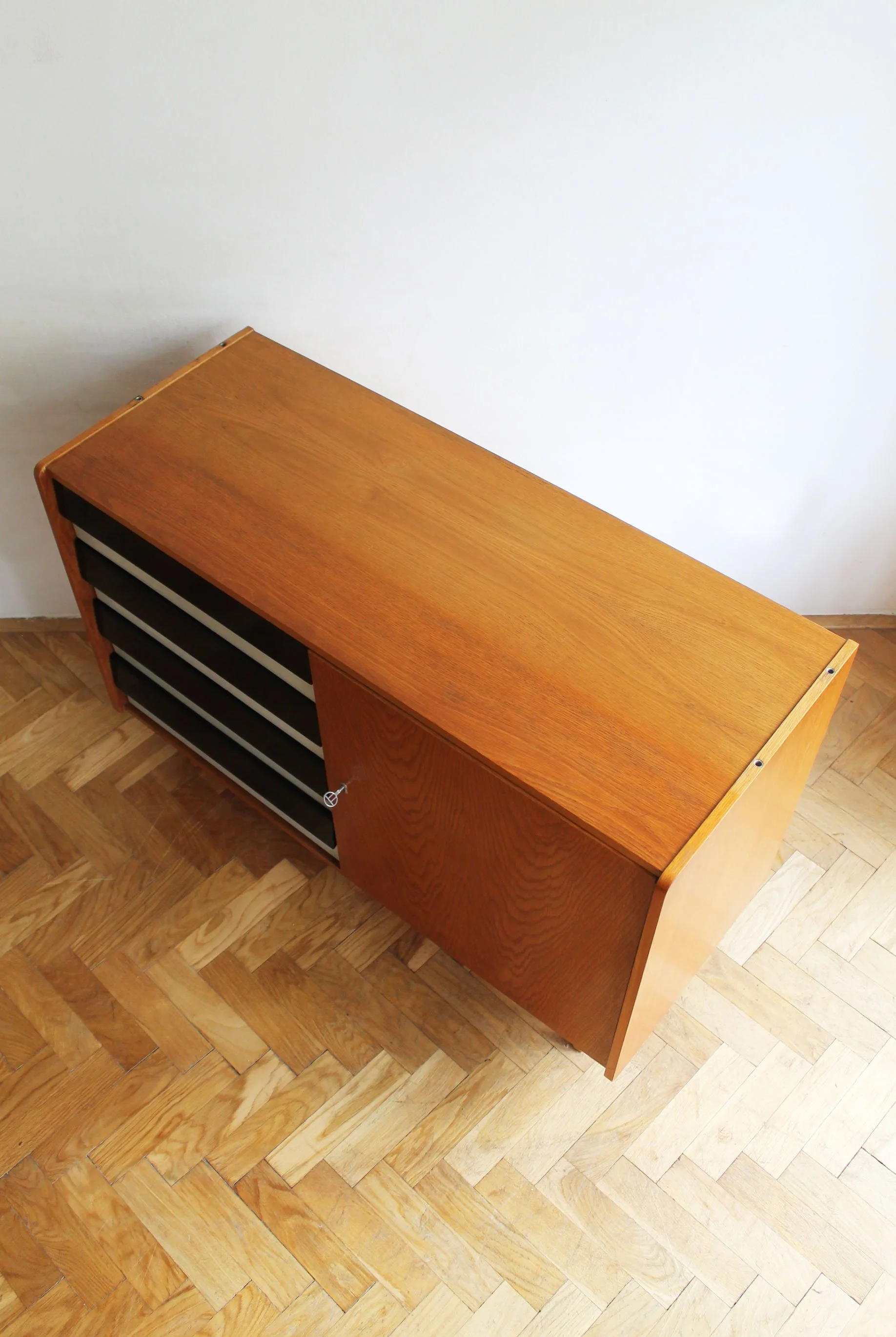 Vintage Czech Mid-Century sideboard styled in natural light.jpg