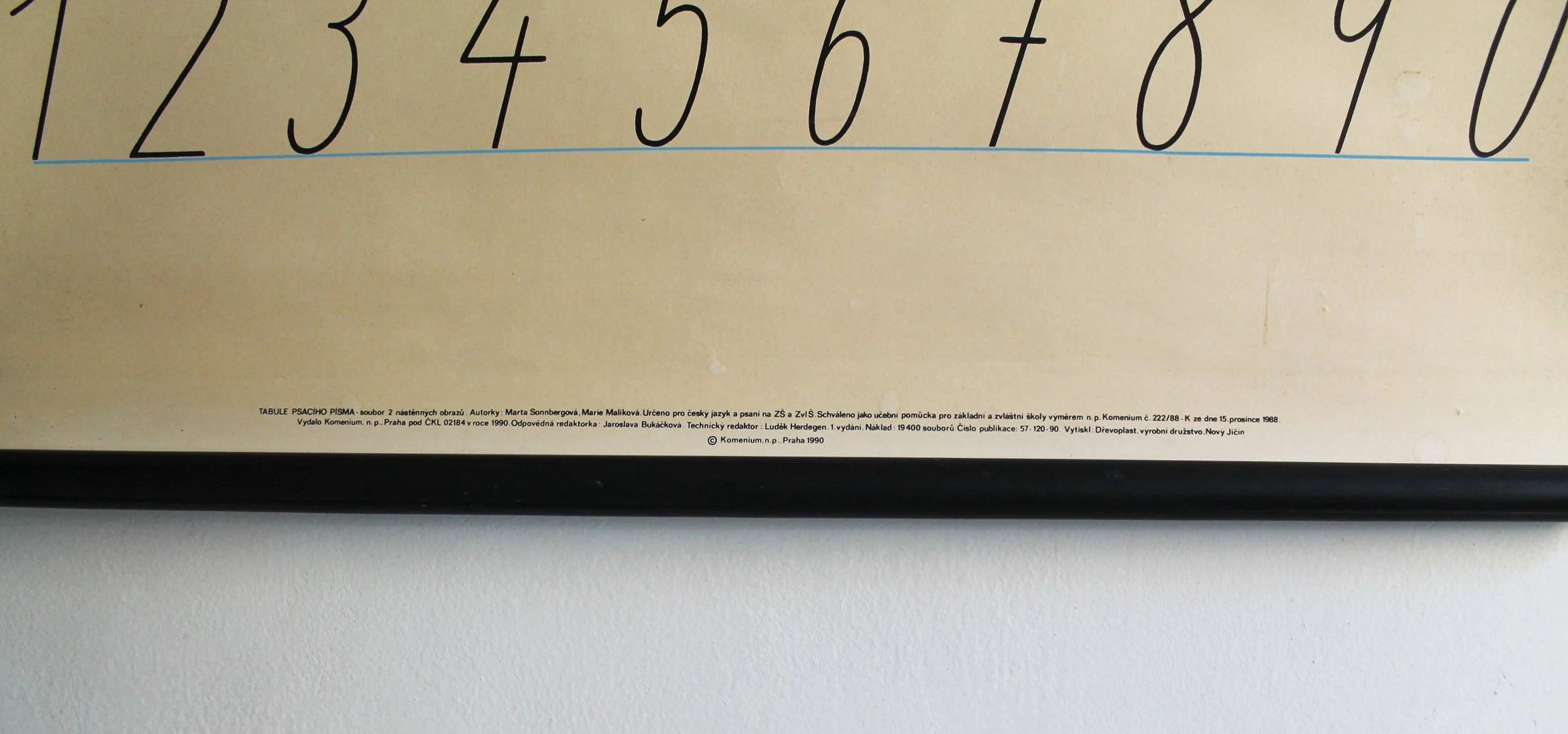 Vintage Czech School Poster II.