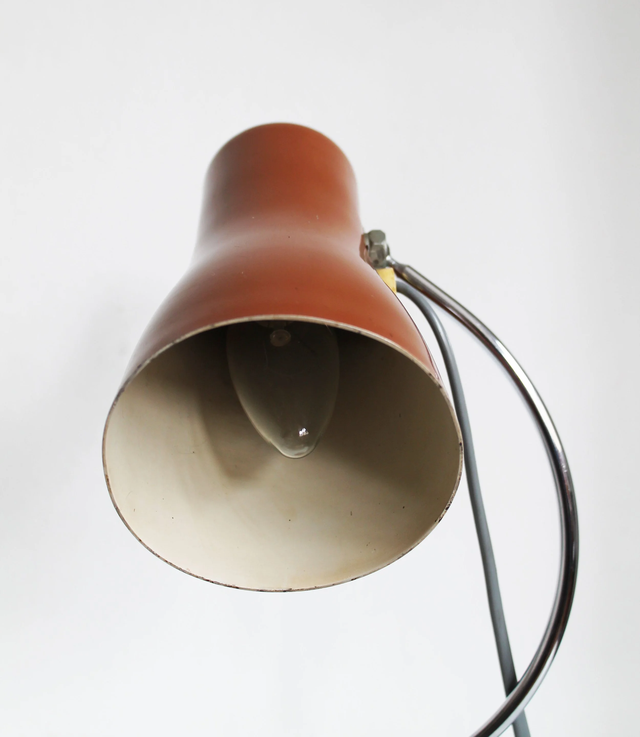 Close up of brown metal shade Josef Hurka desk lamp.jpg