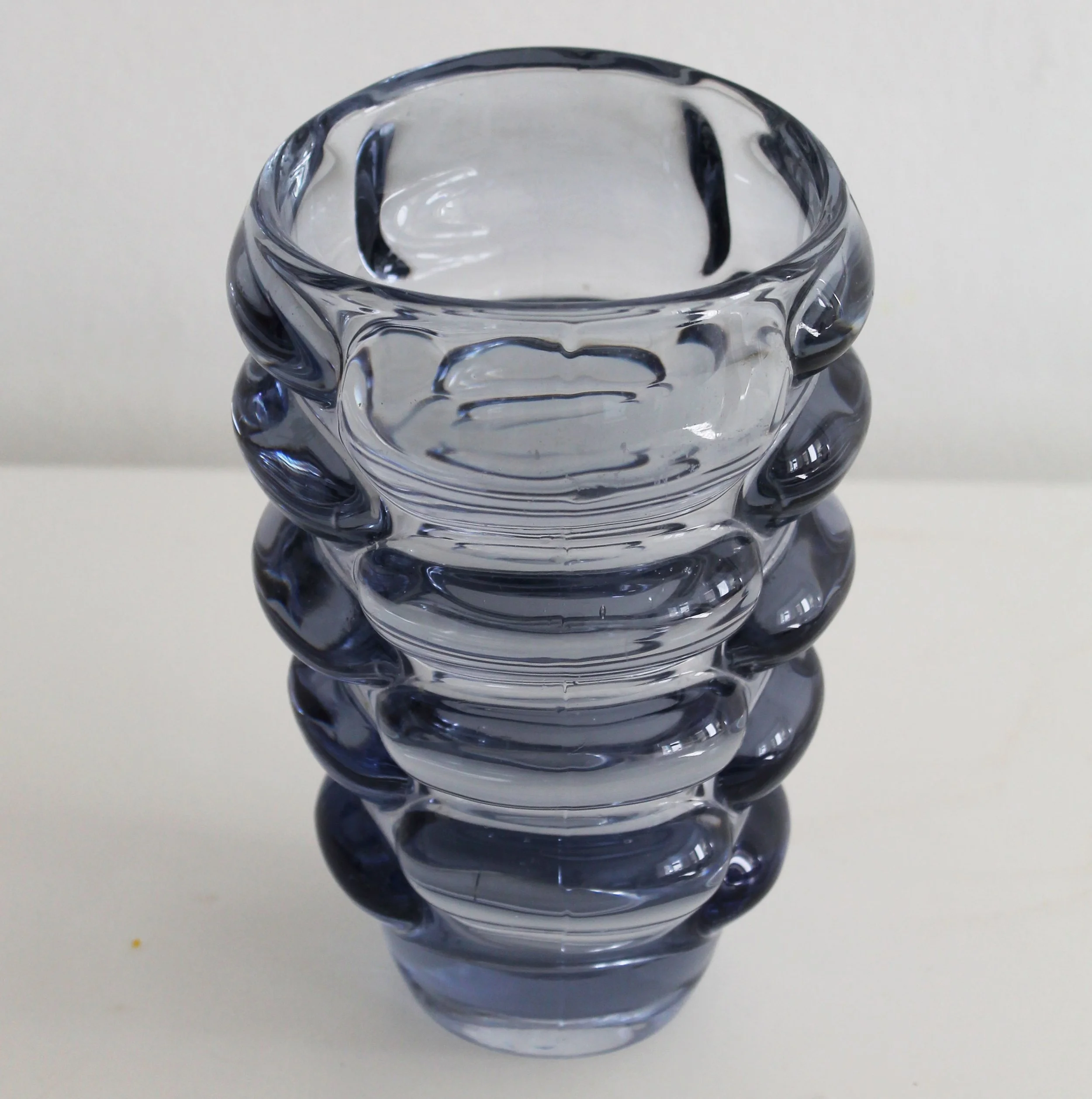 1960’s Bohemian Glass Vase by Vladislav Urban for Hermanova Hut Glasswork