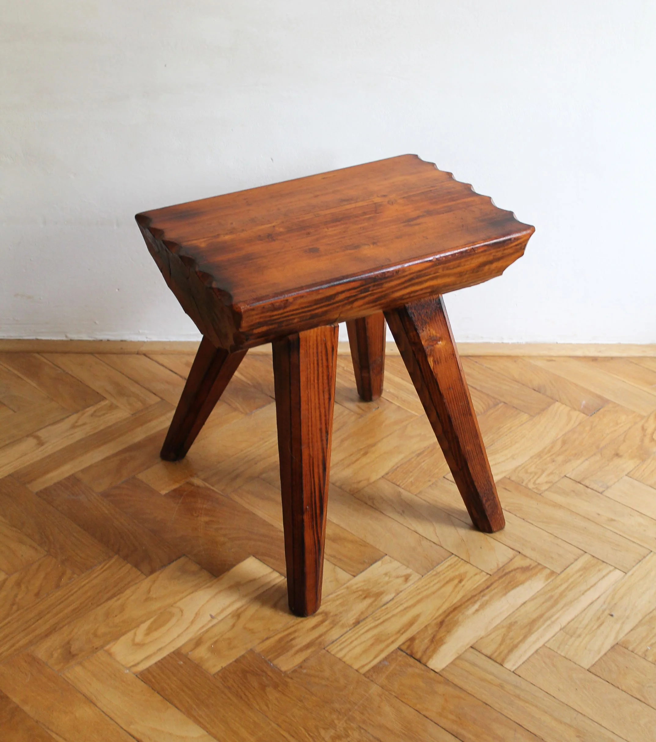 1970's Pair of solid oak stools (Copy)