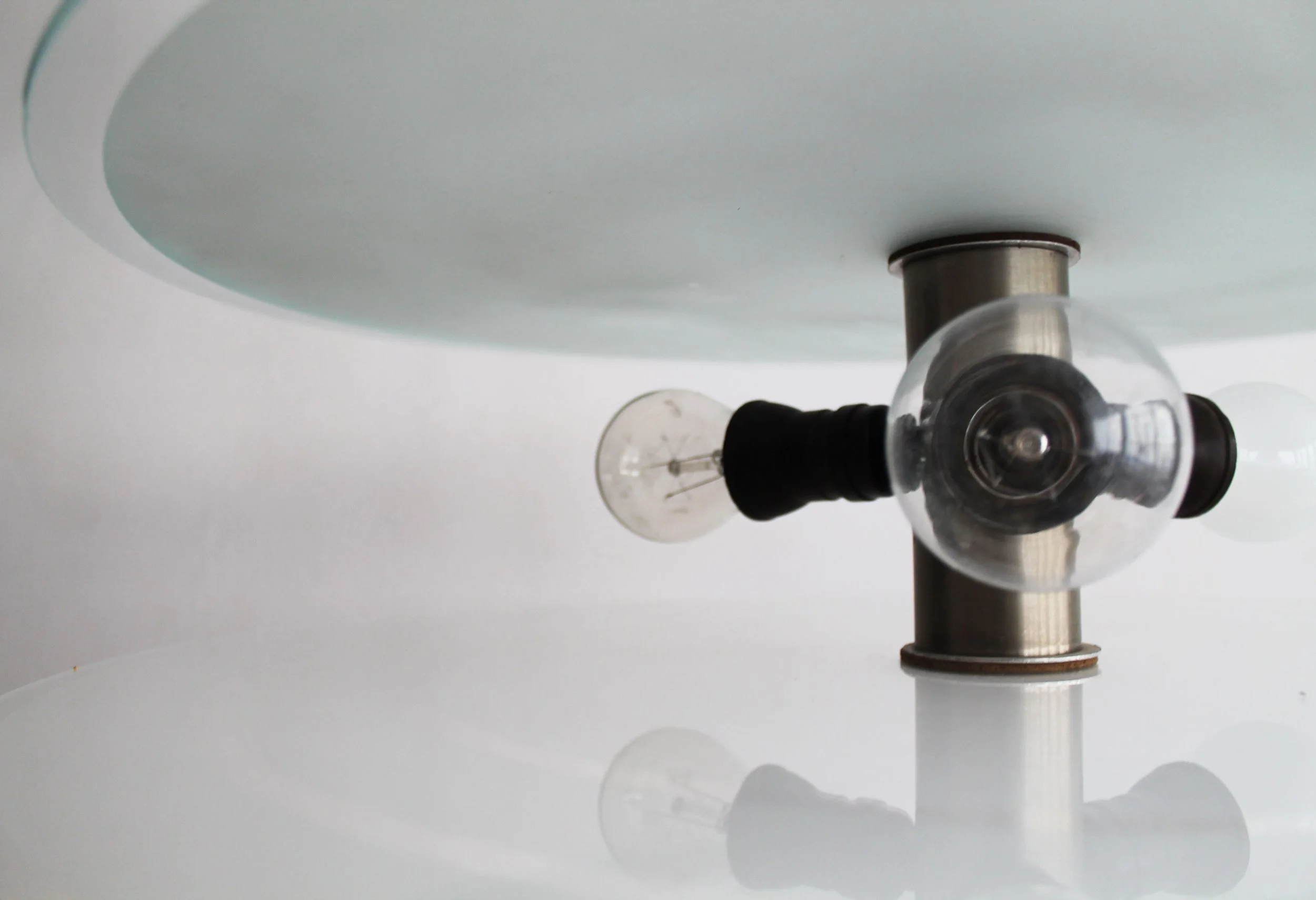 Full view of rare 1930s ceiling lamp, perfect for collector or modernist interior.jpg