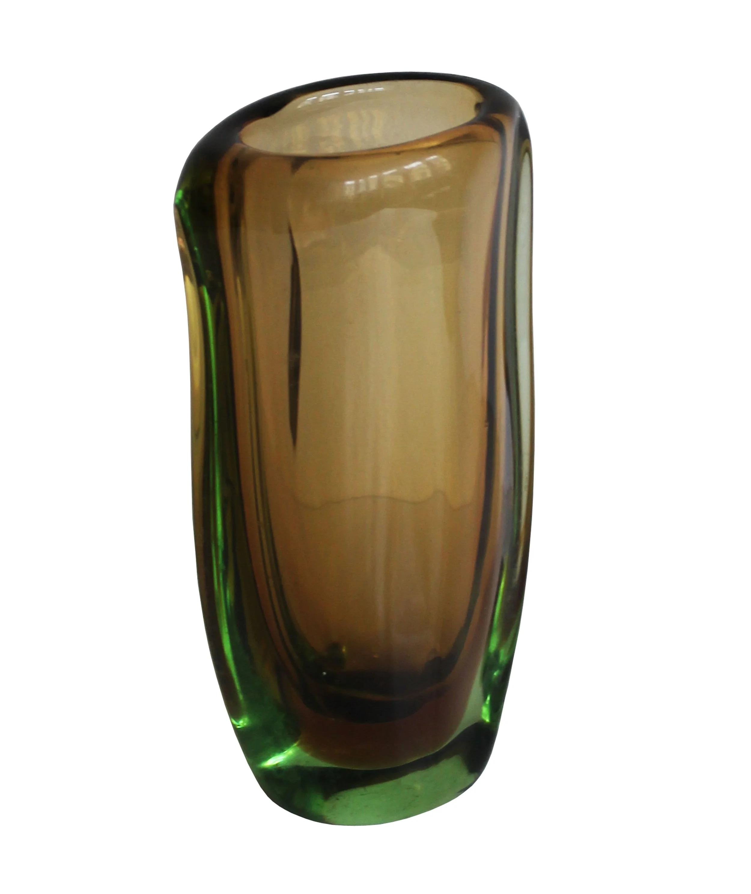 Jaroslav Beránek Sommerso glass vase for Škrdlovice, 1954.jpg