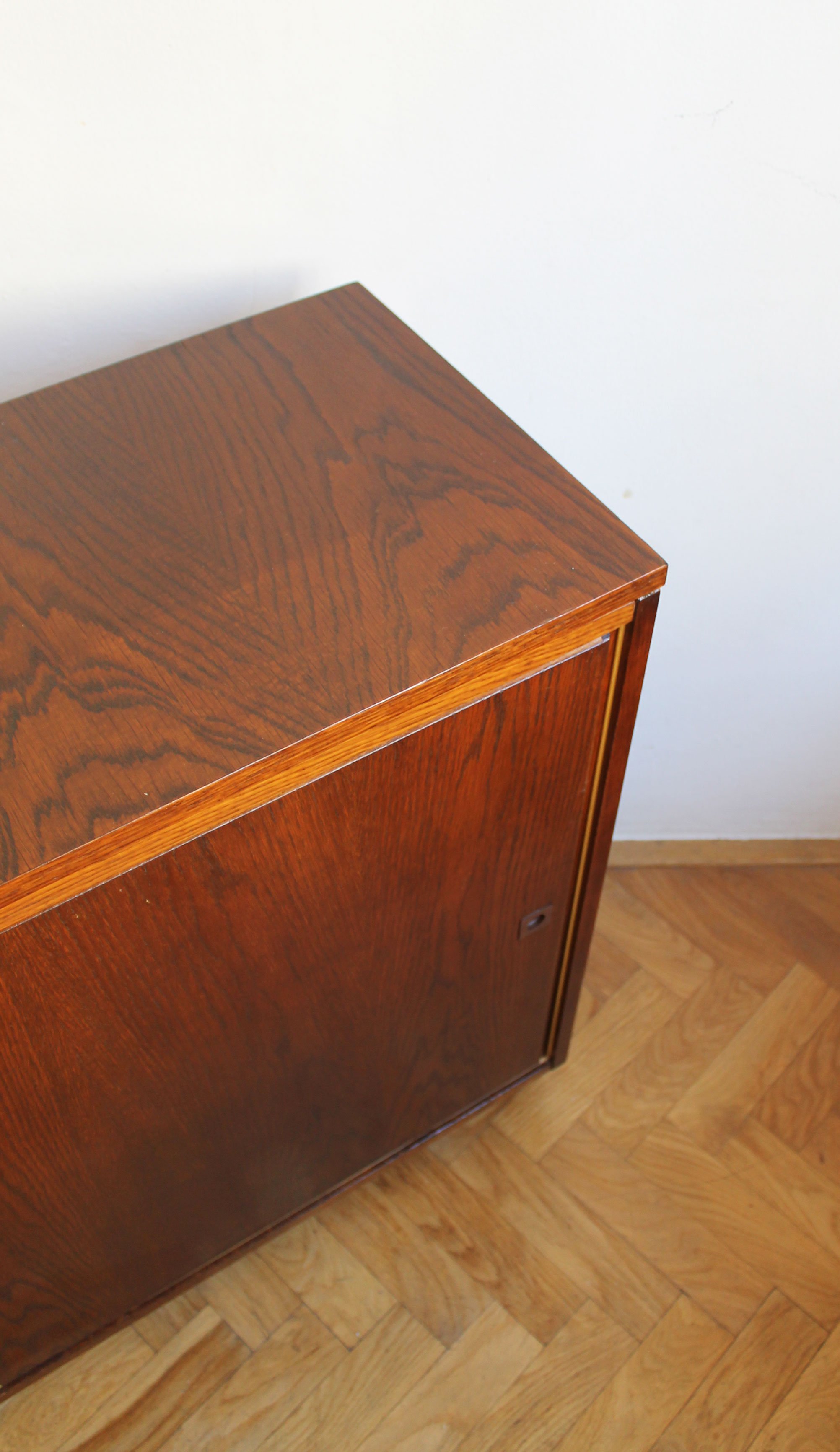Original vintage oak cabinet by UP Závody from Czechoslovakia, dated 1966.jpg