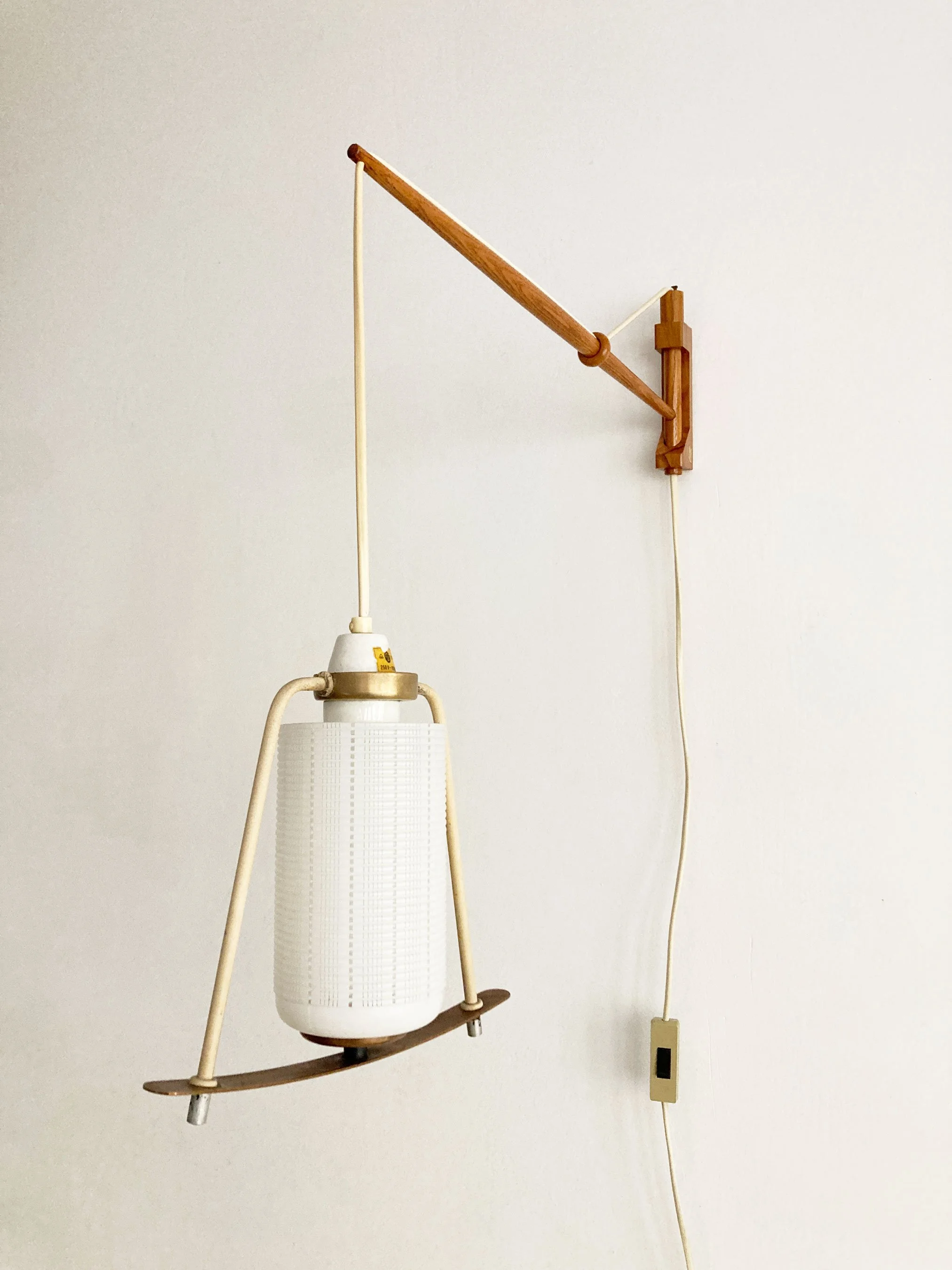 Vintage 1960s glass wall lamp from former Czechoslovakia.jpg