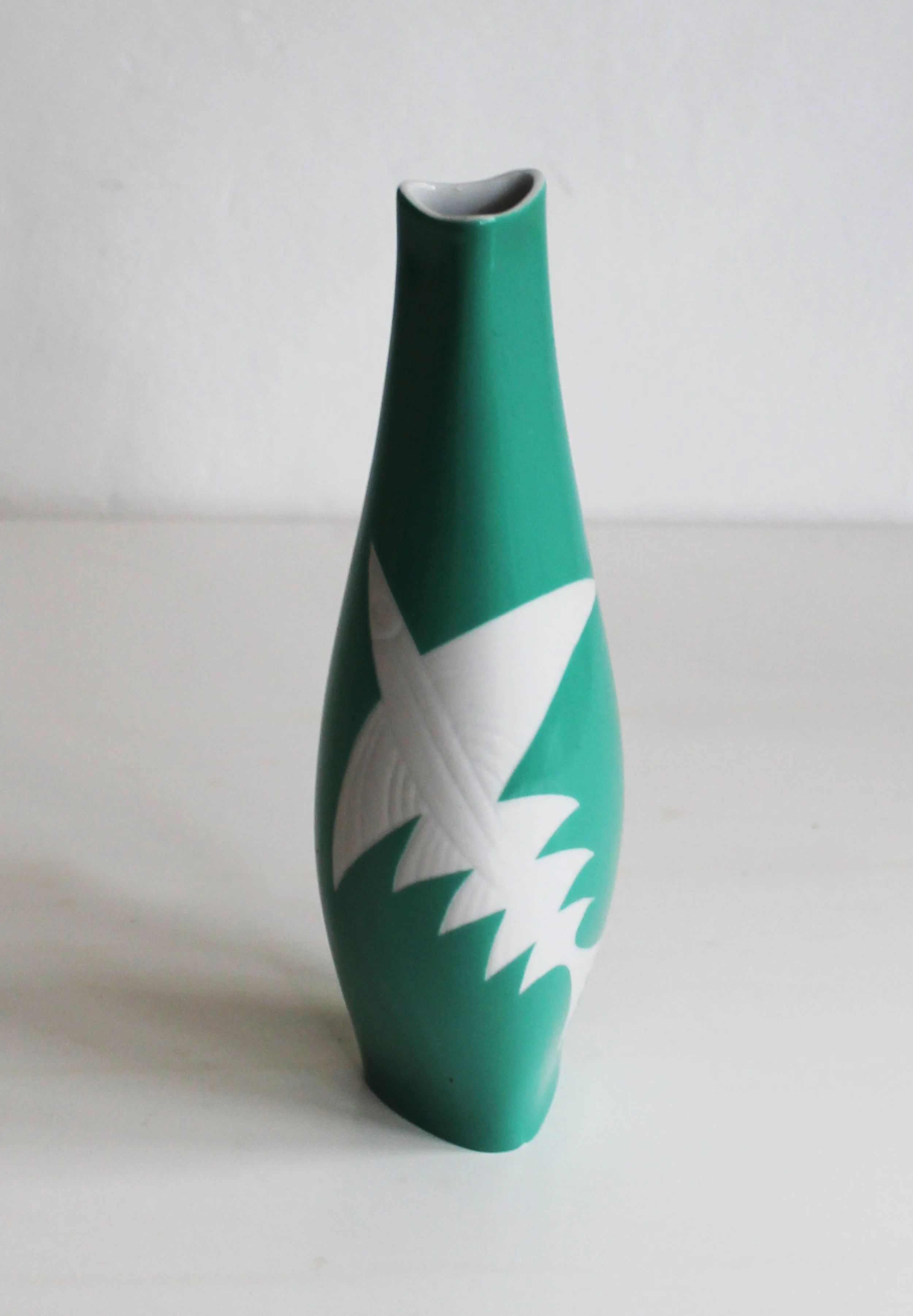 Organic sculptural mid-century Czech ceramic vase.jpg